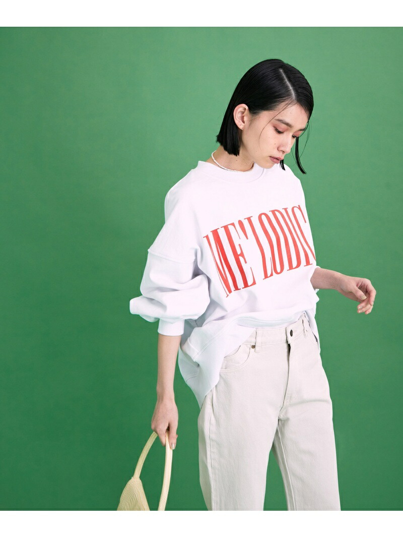 美品♡AERロゴスウェット ADAM ET ROPE' FEMME ADAM ET ROPÉ FEMME(アダム エ ロペ ファム) / 【WEB限定】AER