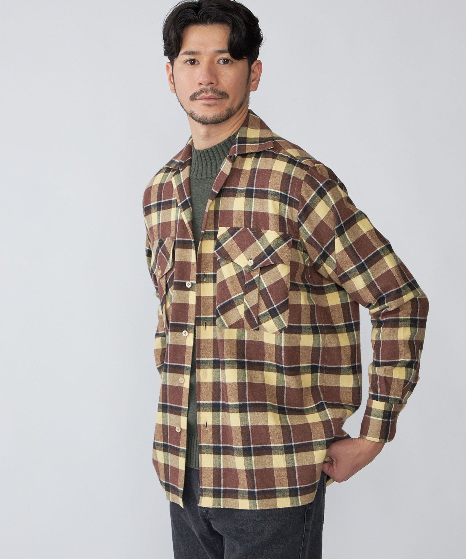 楽天市場】Green clothing グリーンクロージング WOOL FLANNEL SHIRTS
