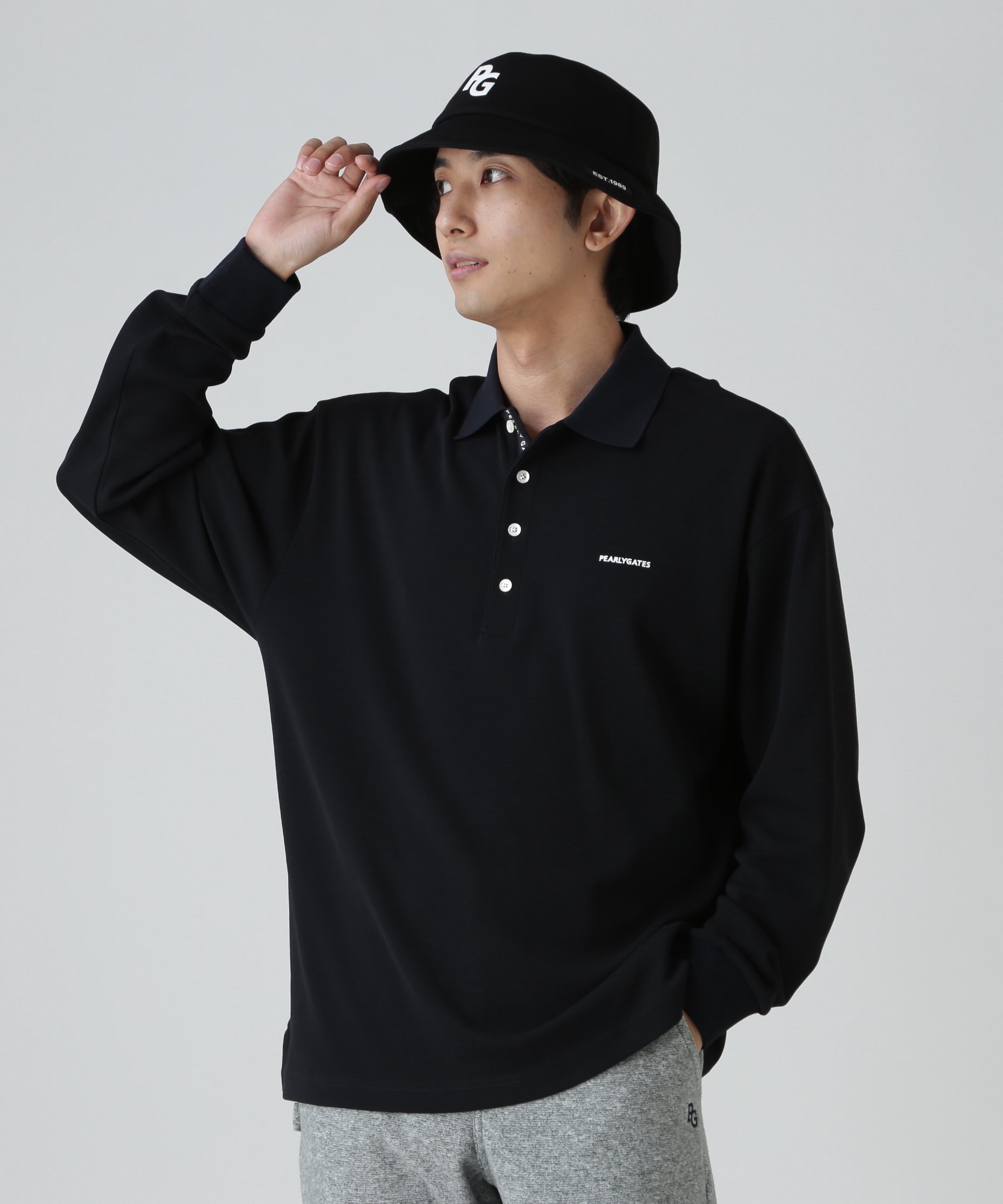 パーリーゲイツ　長袖　サイズ５ サイズ：5 PEARLY GATES パーリーゲイツ Vネック 長袖インナーTシャツ