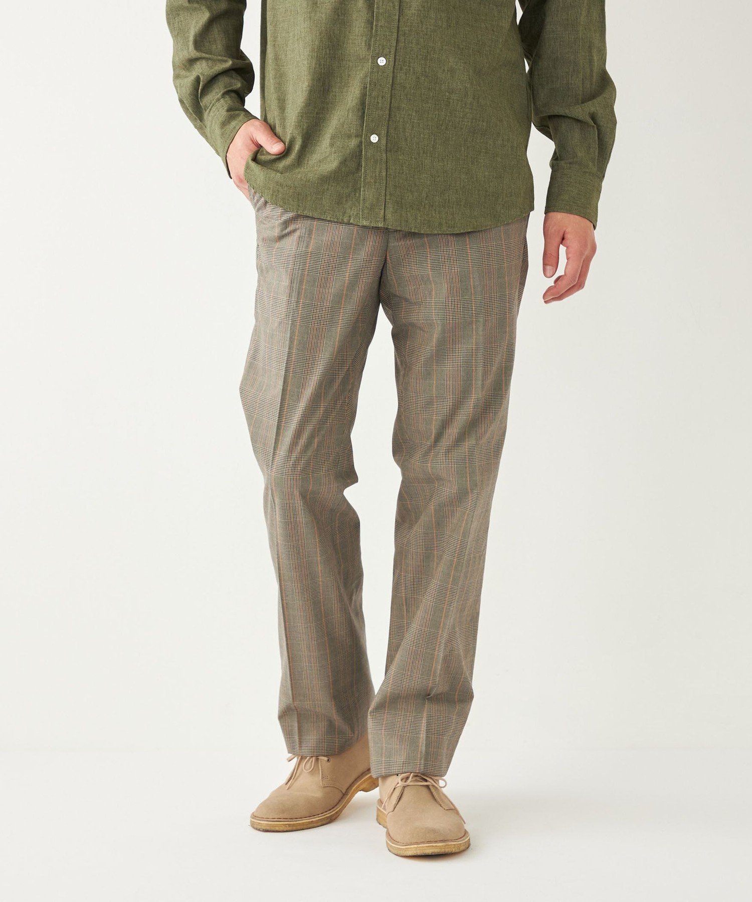 tatataさん専用バリーブリッケン　ミリタリーチノ　ネイビー　ベージュ BARRY BRICKEN バリーブリッケン 別注品 MILITARY CHINO PANTS