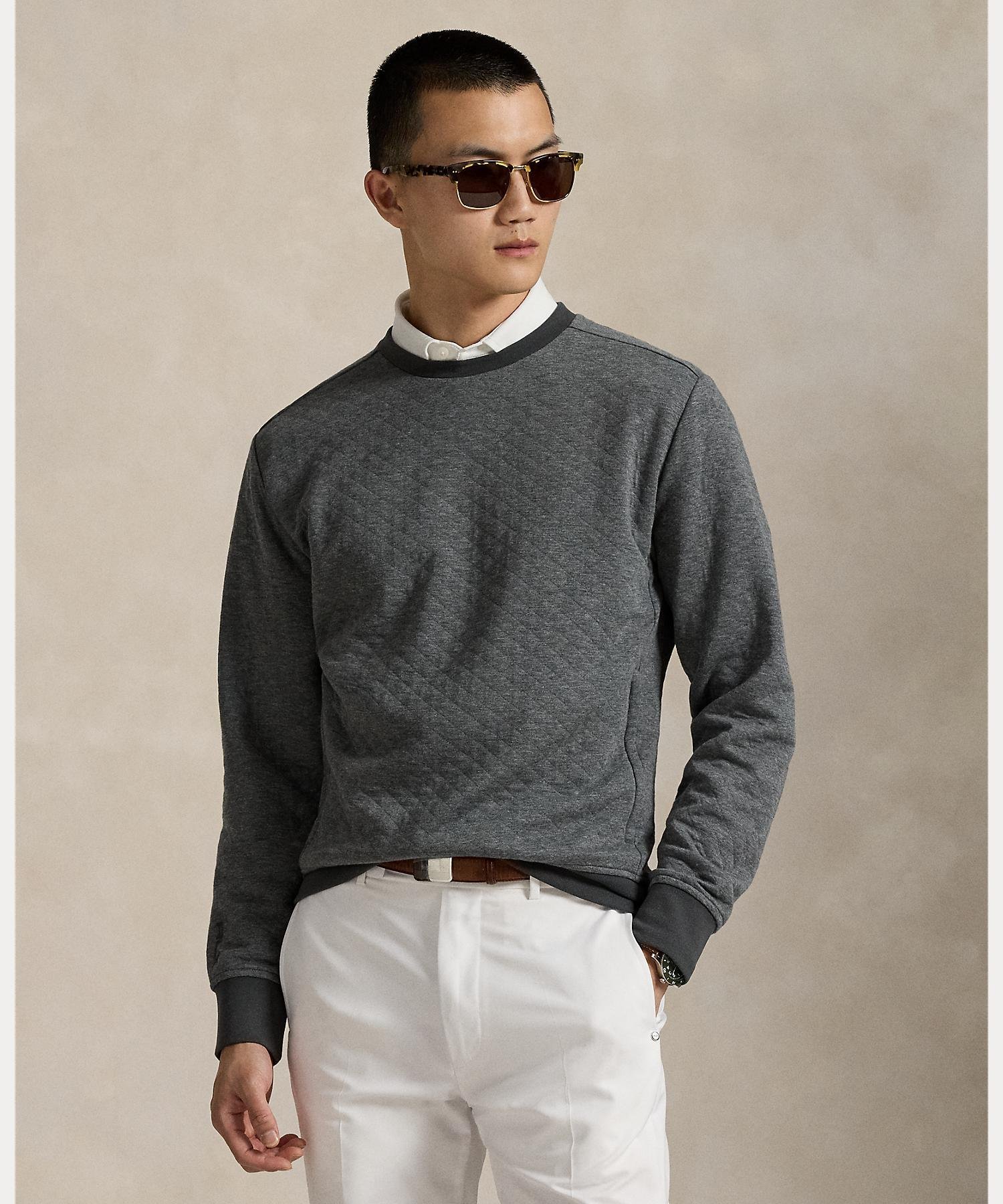 楽天市場】POLO GOLF/RLX Golf (RLX)キルテッド ダブルニット クルー