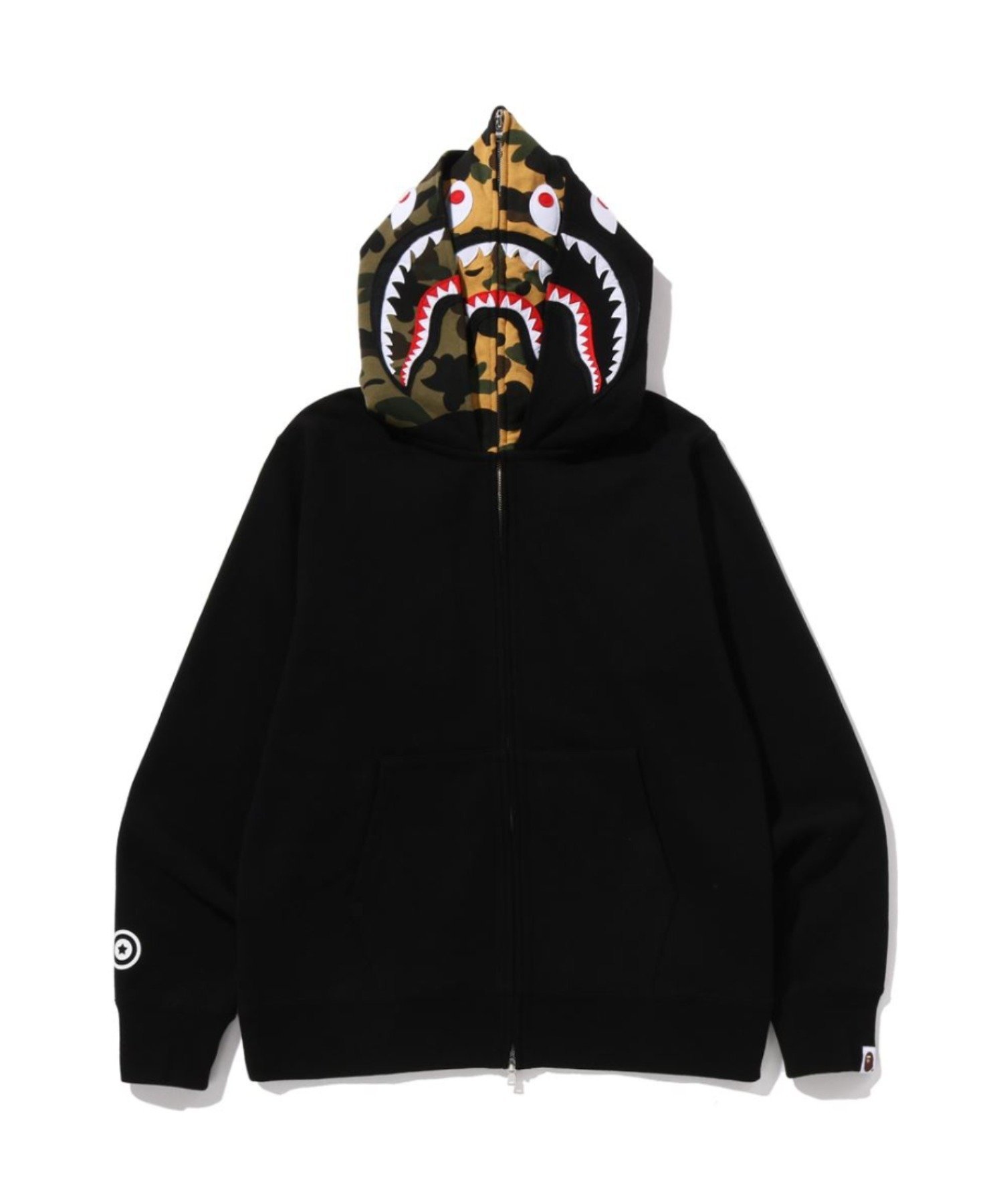 楽天市場】A BATHING APE APE HEAD ONE POINT SHARK ZIP HOODIE ア