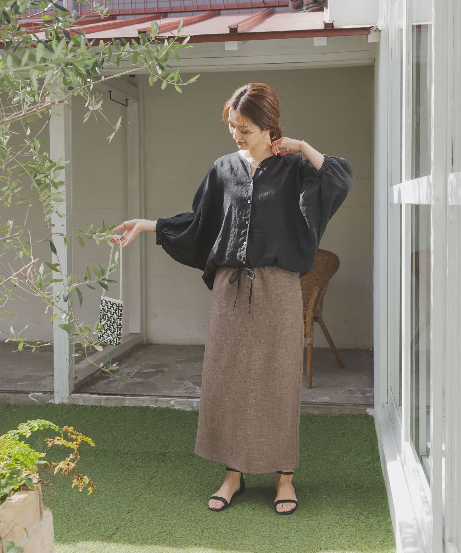 SALE／20%OFF】URBAN RESEARCH DOORS リネンドロストドルマンブラウス 
