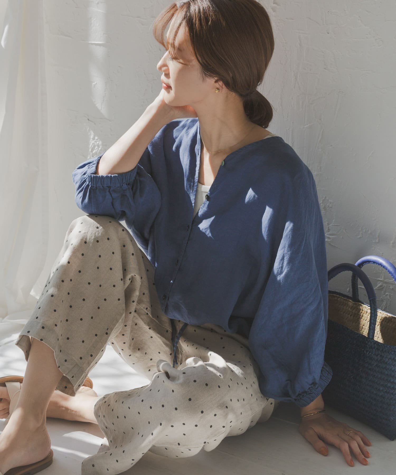 SALE／20%OFF】URBAN RESEARCH DOORS リネンドロストドルマンブラウス 