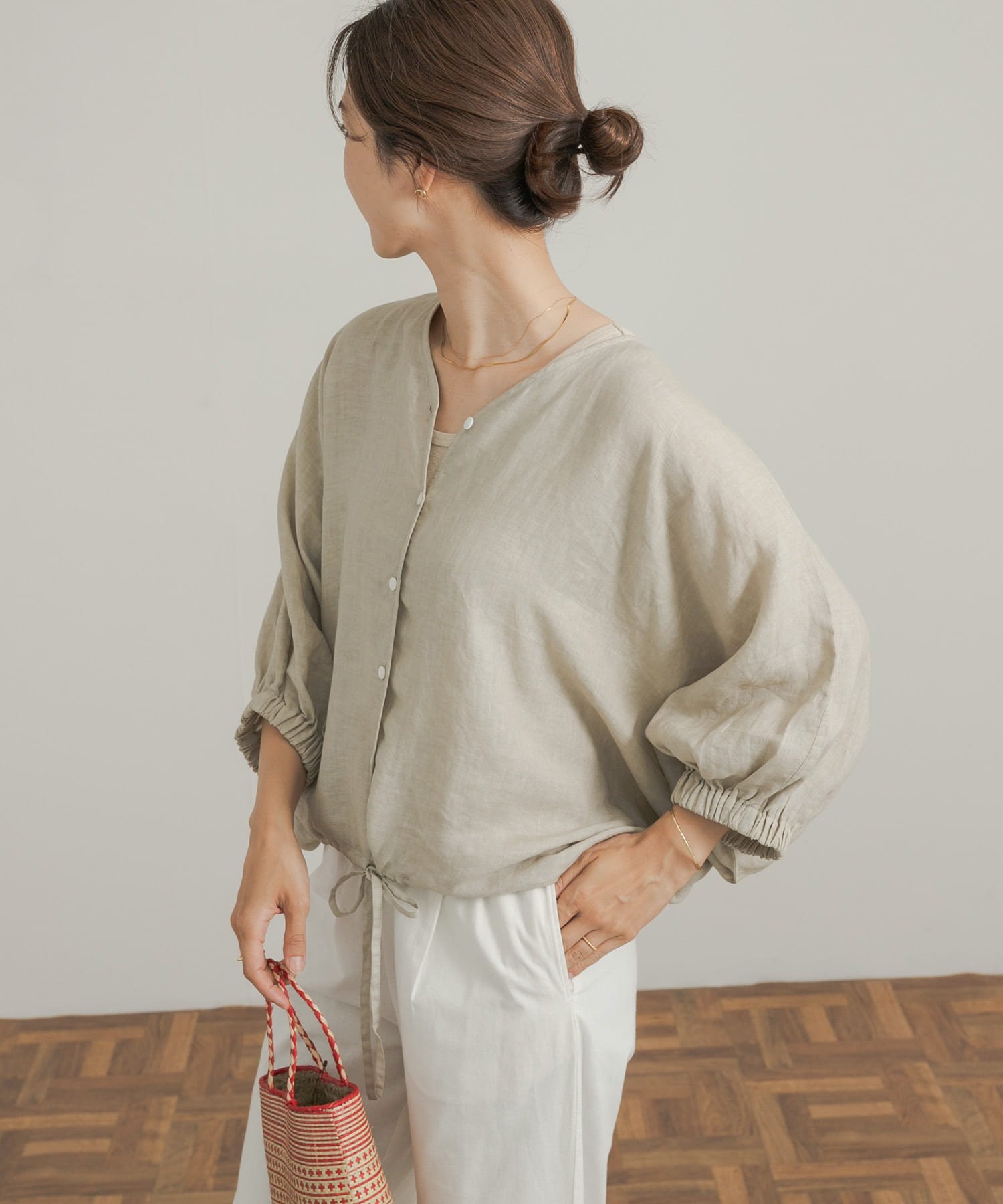 SALE／20%OFF】URBAN RESEARCH DOORS リネンドロストドルマンブラウス 