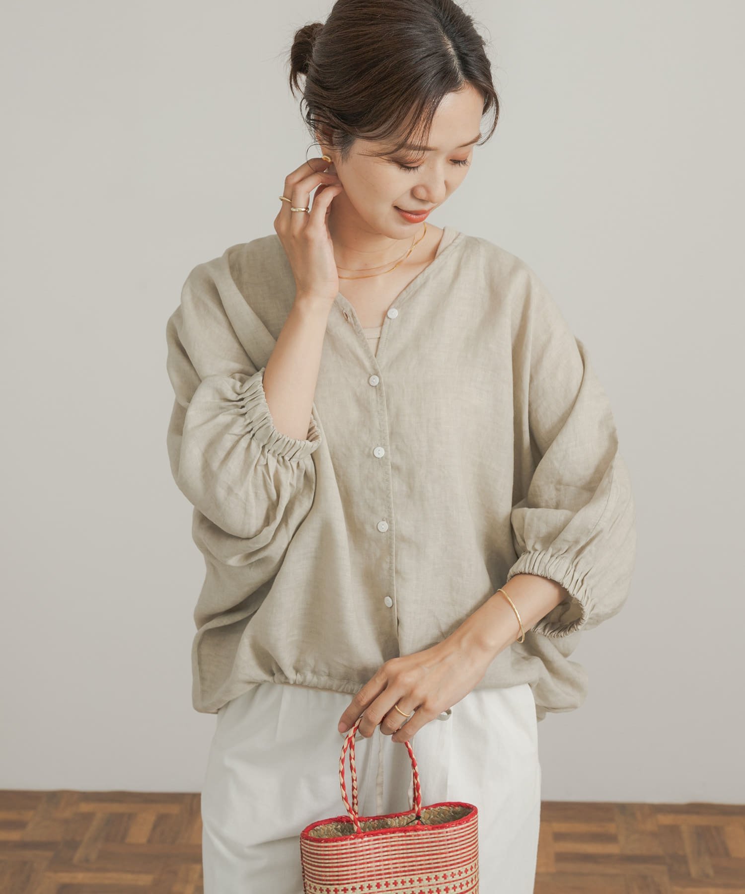 SALE／20%OFF】URBAN RESEARCH DOORS リネンドロストドルマンブラウス