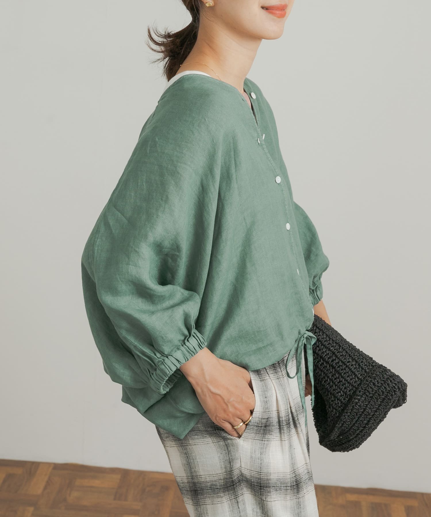 SALE／20%OFF】URBAN RESEARCH DOORS リネンドロストドルマンブラウス 