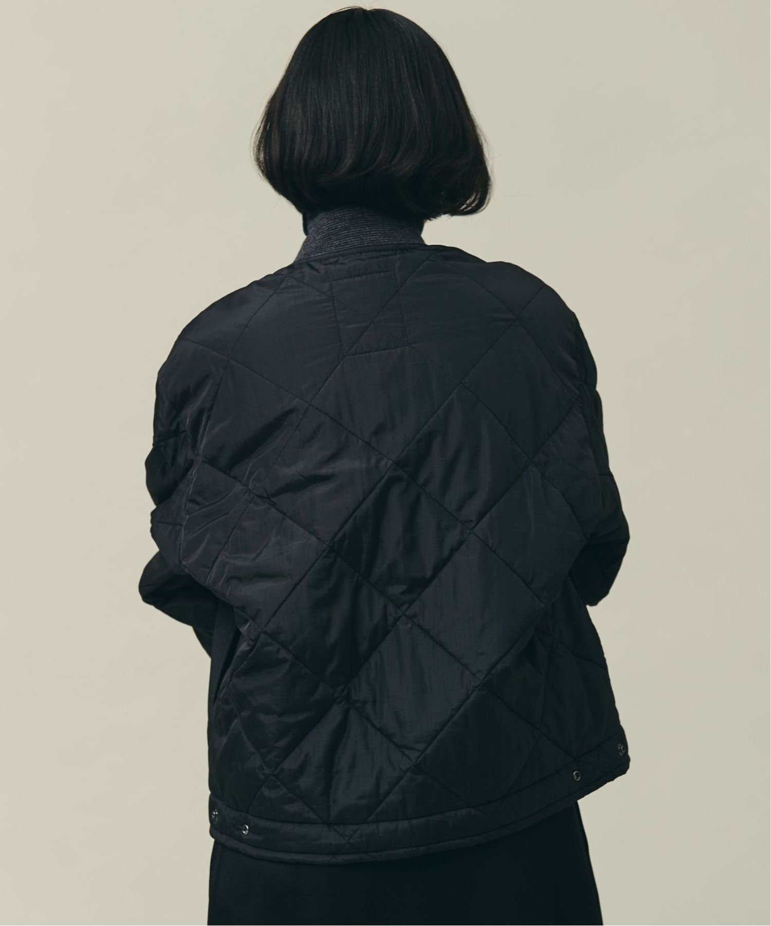 SALE／50%OFF】Curensology ＜&RC＞キルティングショートブルゾン 