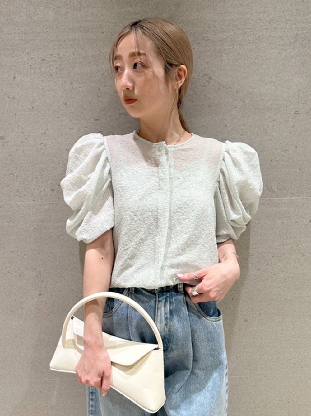 SALE／30%OFF】FRAY I.D タックパフボリュームスリーブブラウス フレイ 