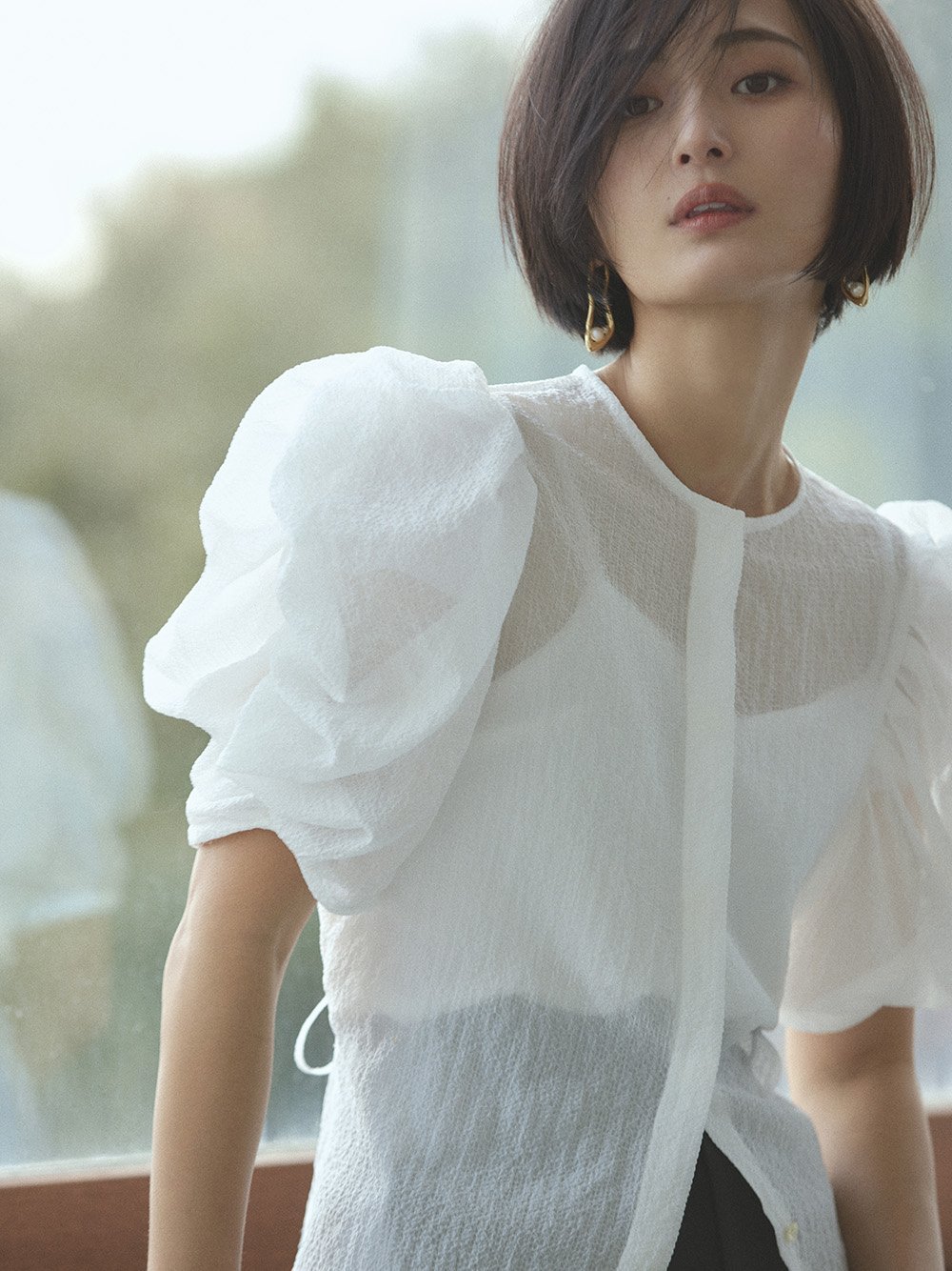 SALE／30%OFF】FRAY I.D タックパフボリュームスリーブブラウス フレイ  