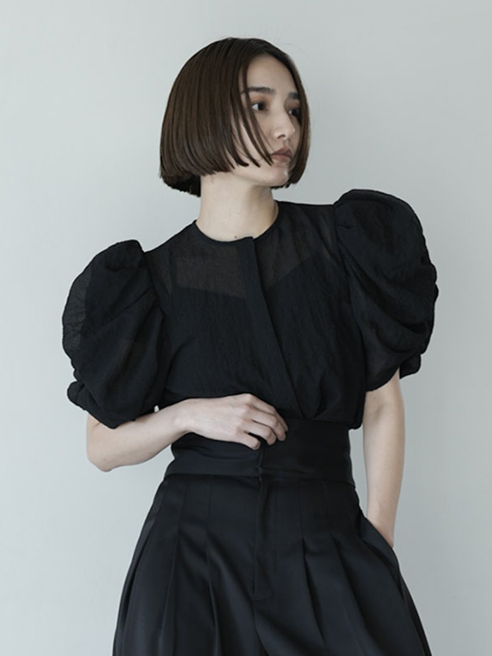 SALE／30%OFF】FRAY I.D タックパフボリュームスリーブブラウス フレイ 