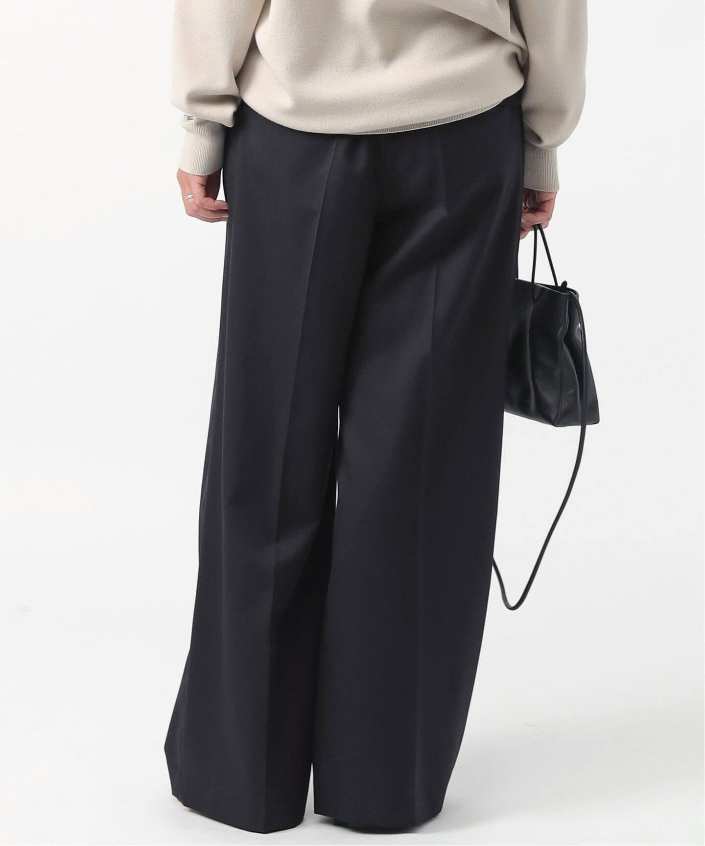 AP STUDIO New High-waisted wide Pants エーピーストゥディオ