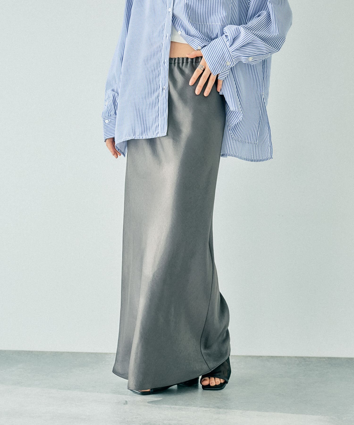 regIeam　リグリーム　サテンスカート　新品未使用（紙タグなし） 86C42C09-61D4-459A-B32C-