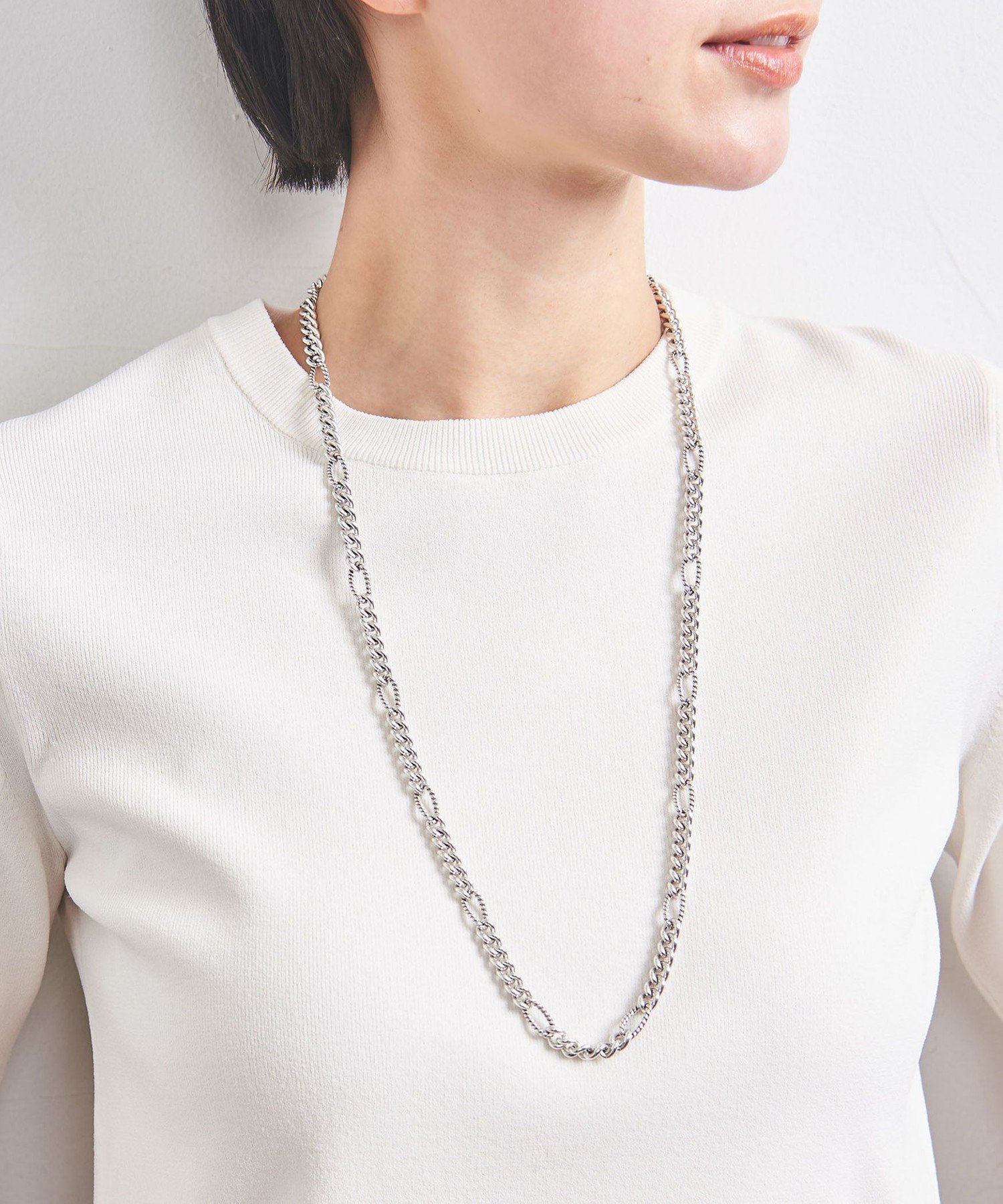 NOBLE（ノーブル）【UCALYPT】メタルパーツロングネックレス NOBLE（ノーブル）【UCALYPT】メタルパーツロングネックレス