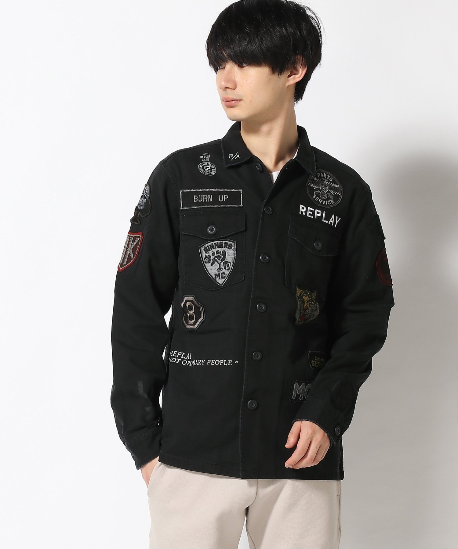 楽天市場】【SALE／70%OFF】REPLAY (M)ガーメントダイナイロン
