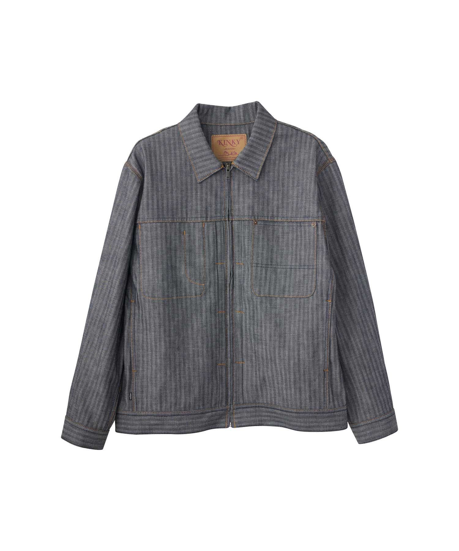 HYSTERIC GLAMOUR デニム風ジャケット セール】HYSTERIC MOTOR柄 コンパクトデニムジャケット（デニム