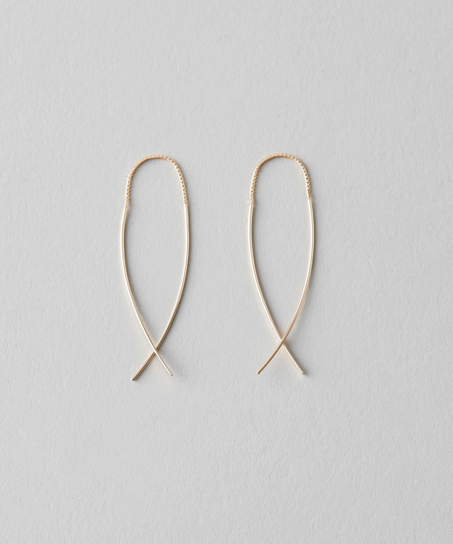 ete ゴールド アメリカンピアス ete｜K18YG e_Grain アメリカンピアス | Rakuten Fashion(楽天