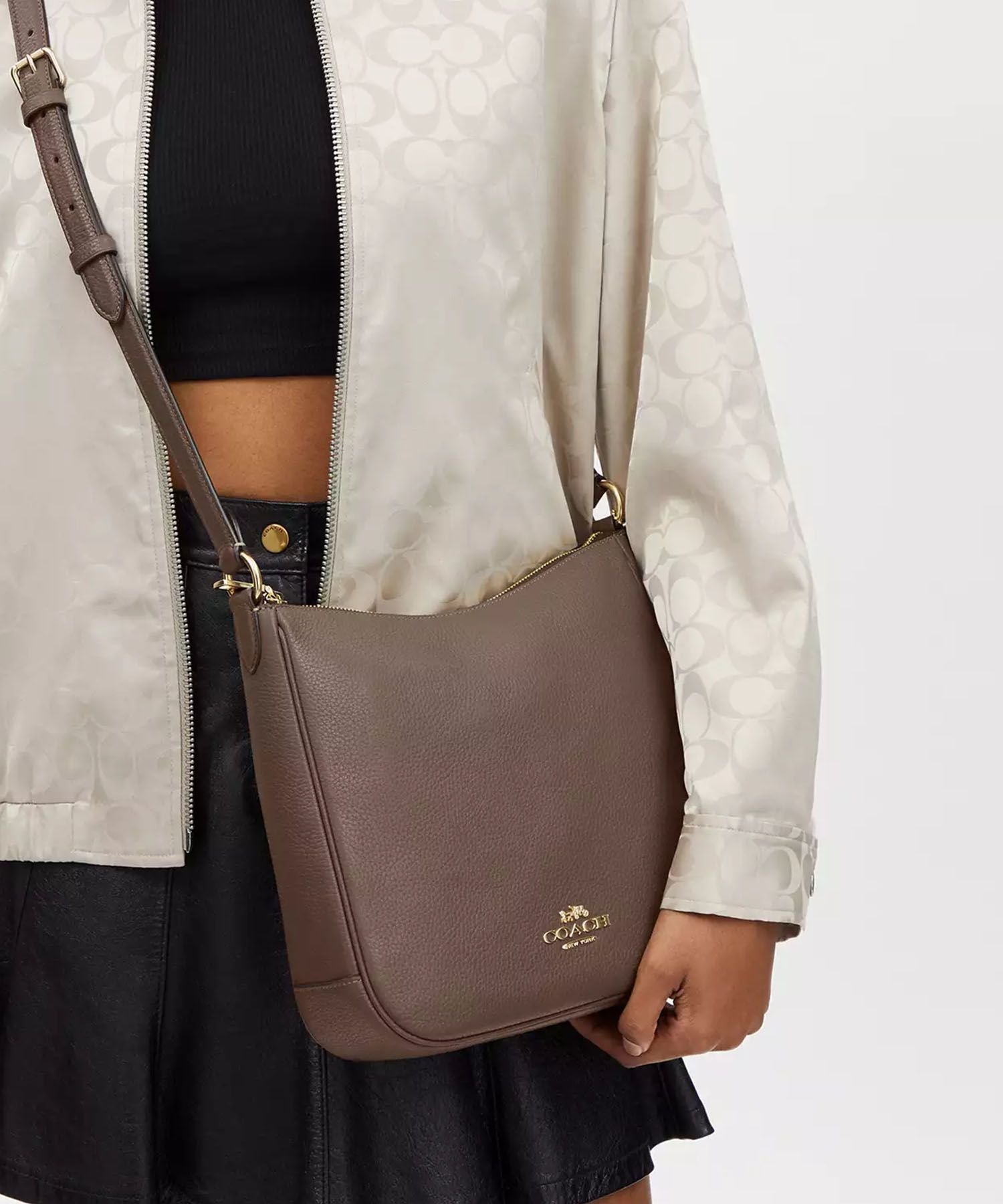 楽天市場】COACH コーチ レザー ショルダーバッグ メッセンジャー