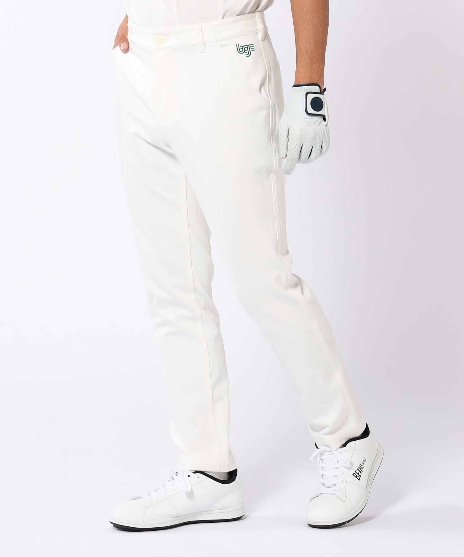 ビームスゴルフ ボンディング ストレッチスリムパンツ メンズL 楽天市場】ビームスゴルフ パンツ ライトグレー シンプル ストレッチ