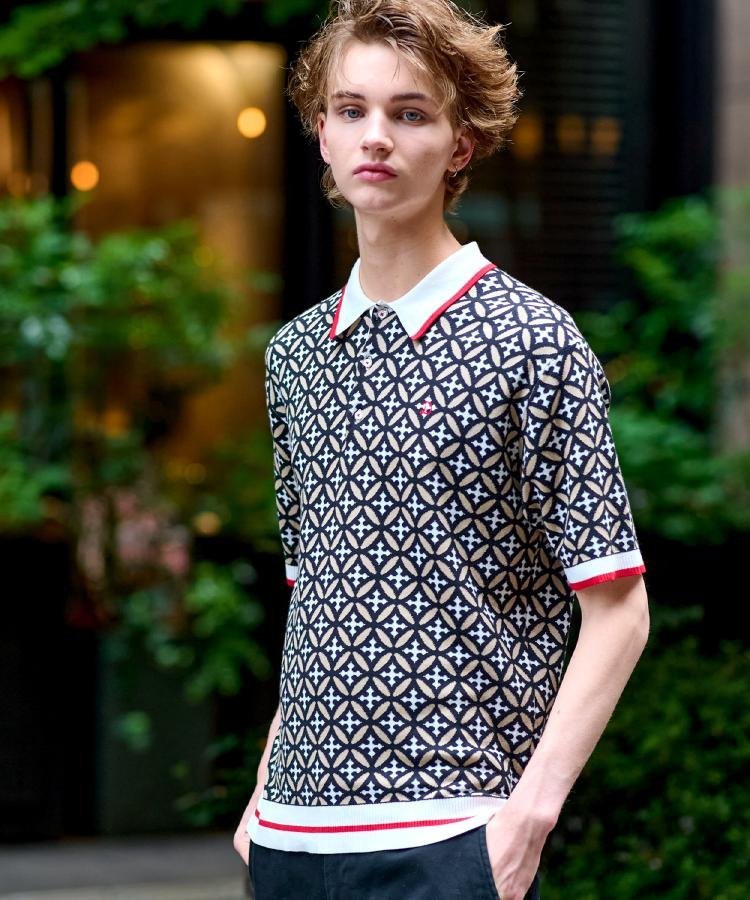 楽天市場】DRESSTERIOR 【干場義雅*DRESSTERIOR】ニットポロシャツ