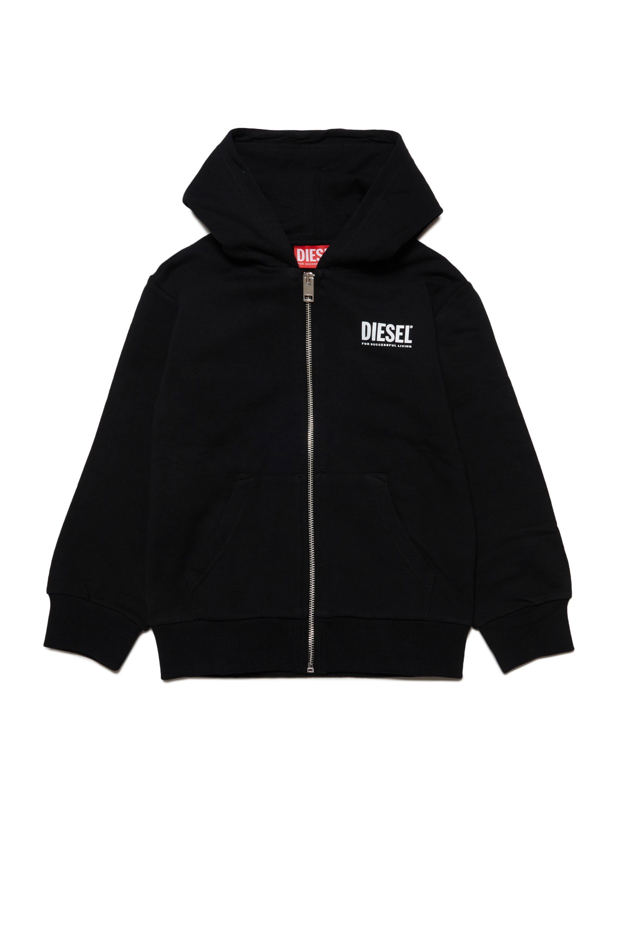 DIESEL ダメージジップパーカー DIESEL ディーゼル ジップアップパーカー ダメージ加工 S-STAPP