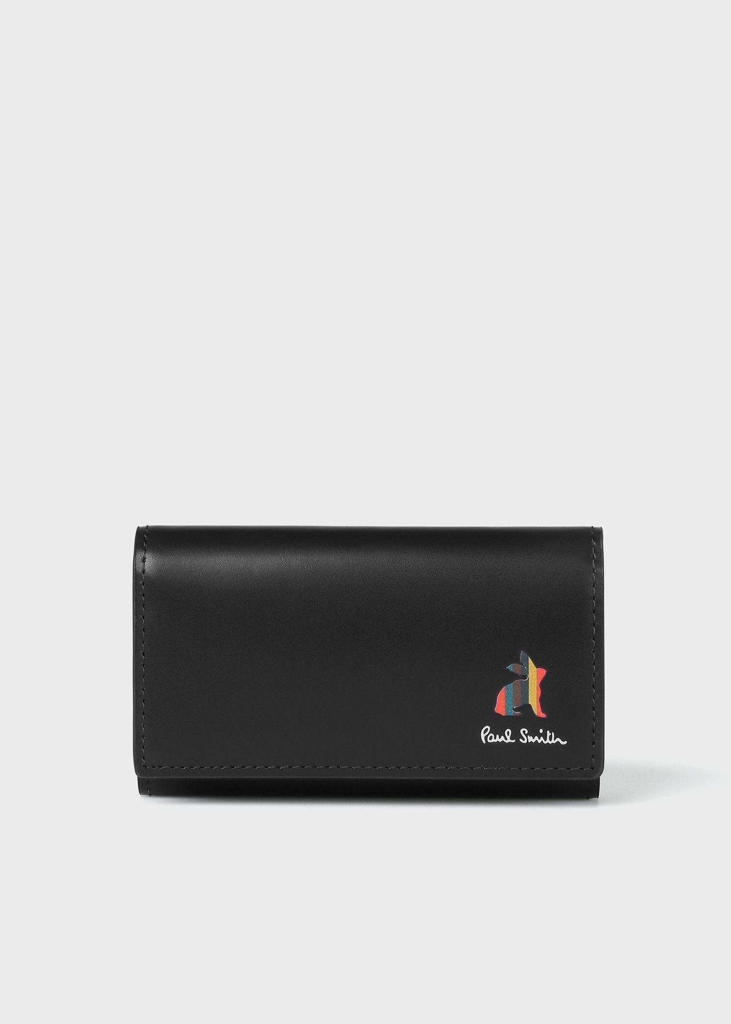【新品】ポールスミス バイカラーブロック マルチキーケース 4連 バーガンディ Paul Smith ポールスミス キーケース シーズン限定 カフリンク