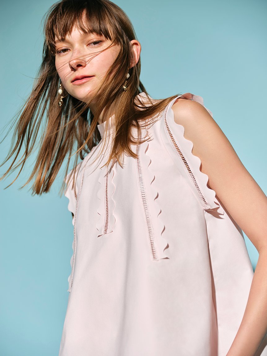 SALE／30%OFF】CELFORD スカラップフレアブラウス セルフォード 
