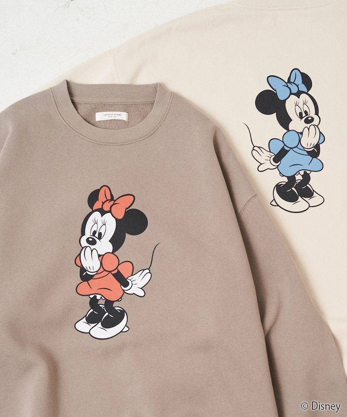 フリークスストア⭐️ディズニー　ミニーマウス　ミニーちゃん　スウェット　グレー PUBLUX/別注 MINNIE MOUSE GRAPHIC SWEAT｜Daytona Park(FREAK'S STORE