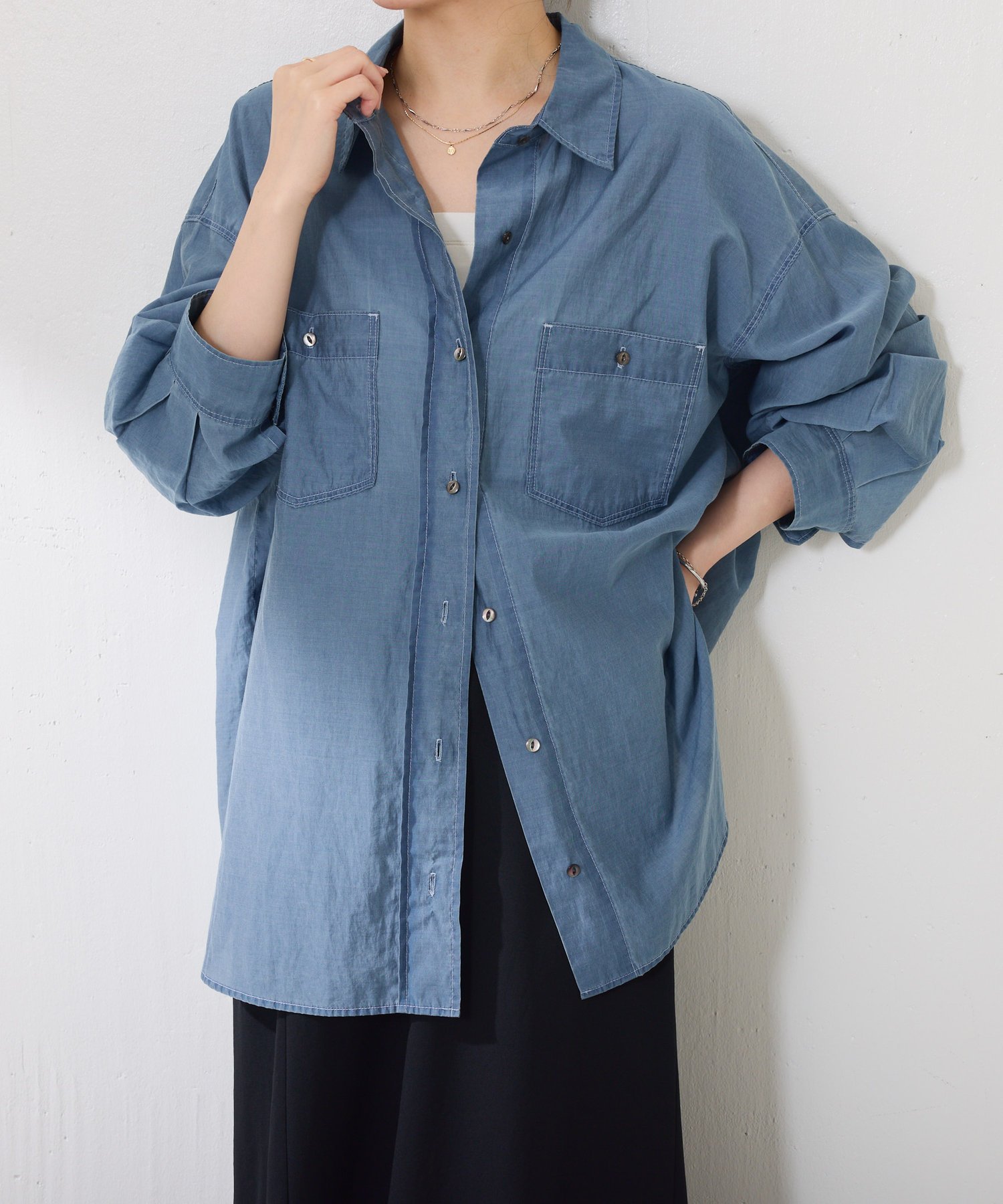 30%OFF Dignite collier ディニテ コリエ 80254205 シアー デニム シャツ 楽天市場】30%OFF/Dignite collier ディニテ コリエ 80254205
