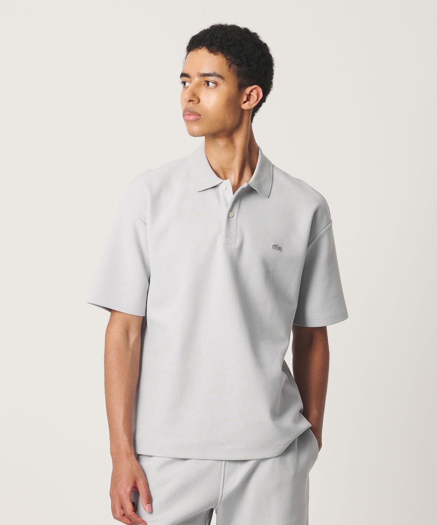 LACOSTE for BEAUTY＆YOUTH スウェット ポロシャツ XL BEAUTY&YOUTH UNITED ARROWS ＜LACOSTE for BEAUTY&YOUTH＞ワントーン