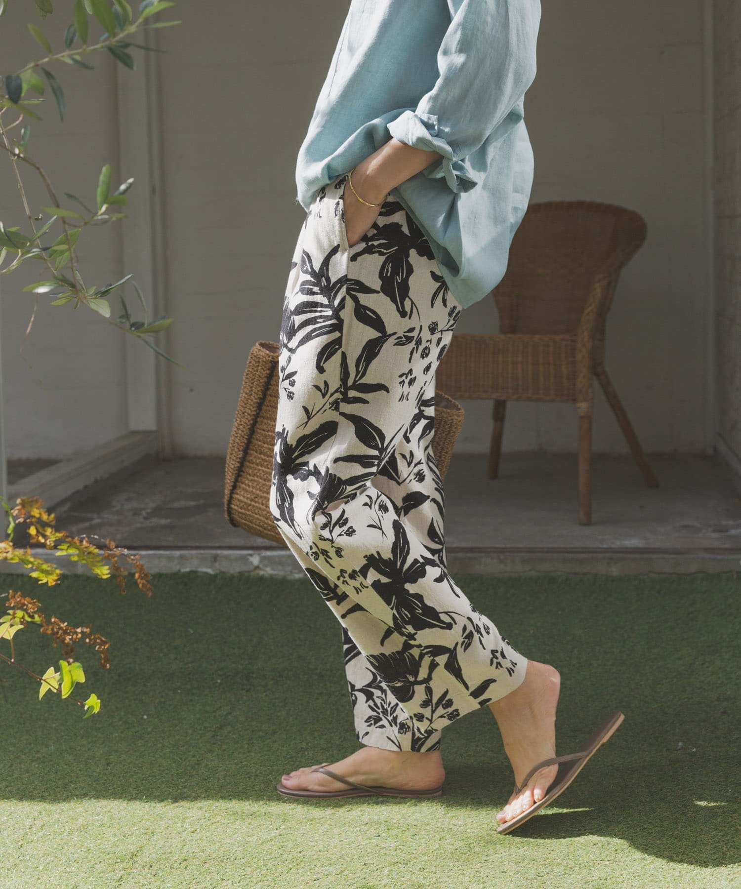 SALE／20%OFF】URBAN RESEARCH DOORS リネンレーヨンリーフ