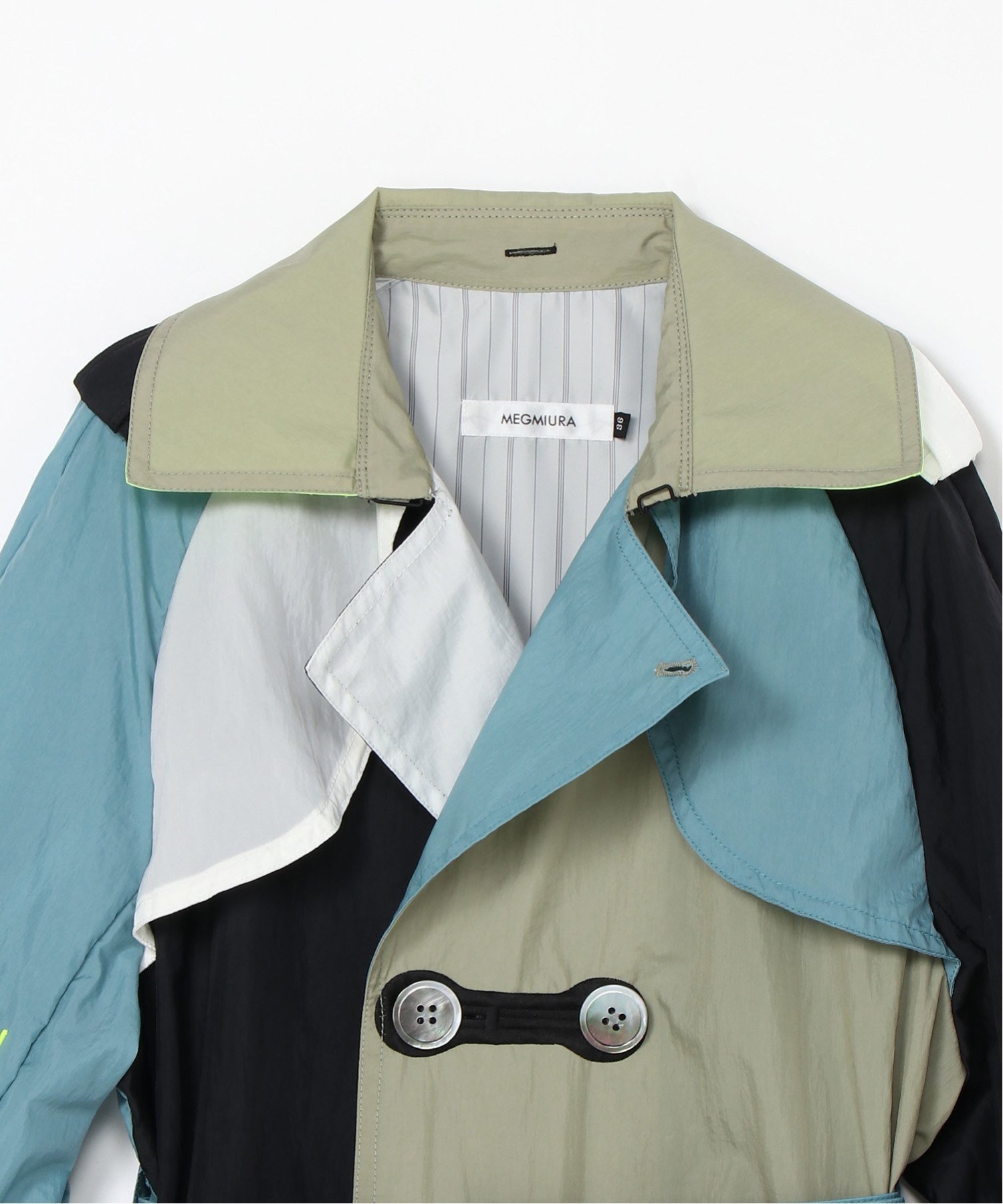 MEGMIURA WARDROBE MEGMIURA WARDROBE/(U)Nylon Trench coat 
