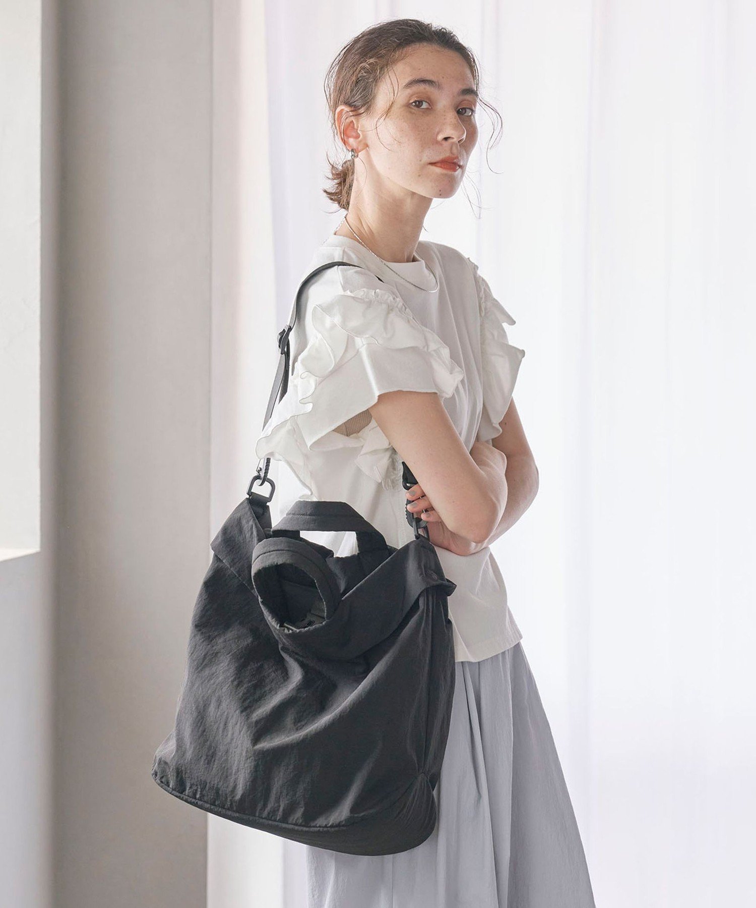 ★THE ROW★関税込♪日本完売♪OREGON トートバッグ Barnメッシュトートバッグ タン – The Row