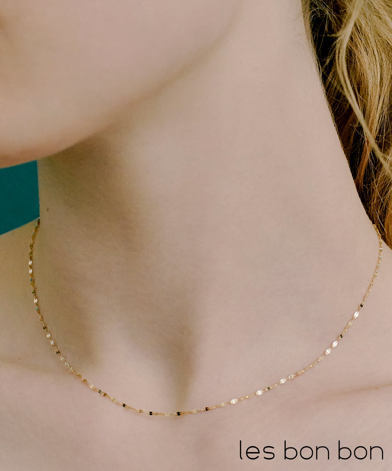 les bon bon les bon bon/victoria choker yellow gold ヴィクトリア 