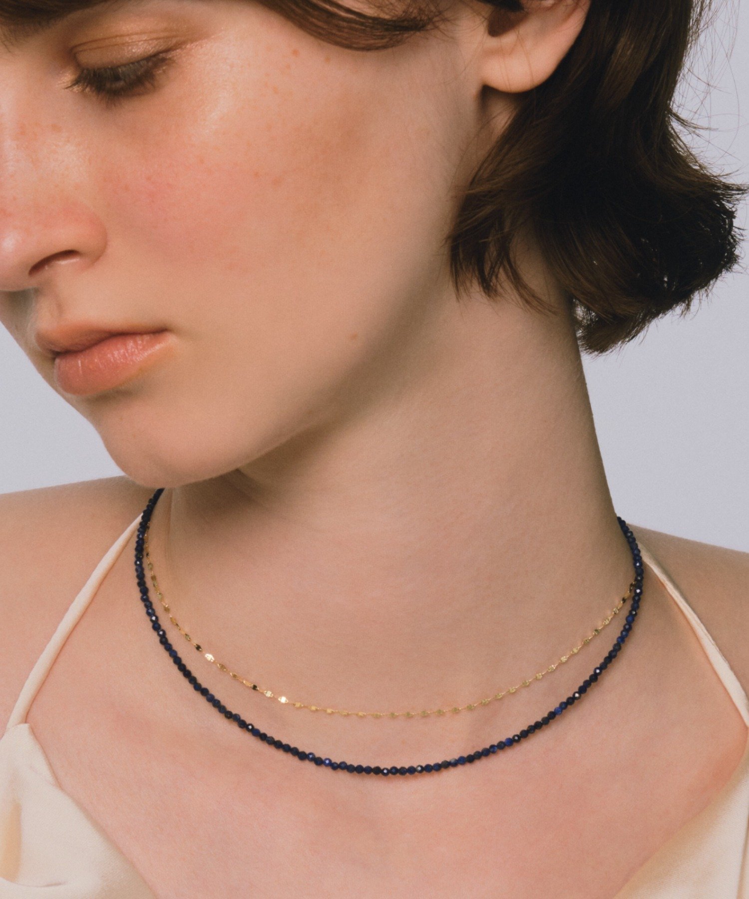 les bon bon les bon bon/victoria choker yellow gold ヴィクトリア