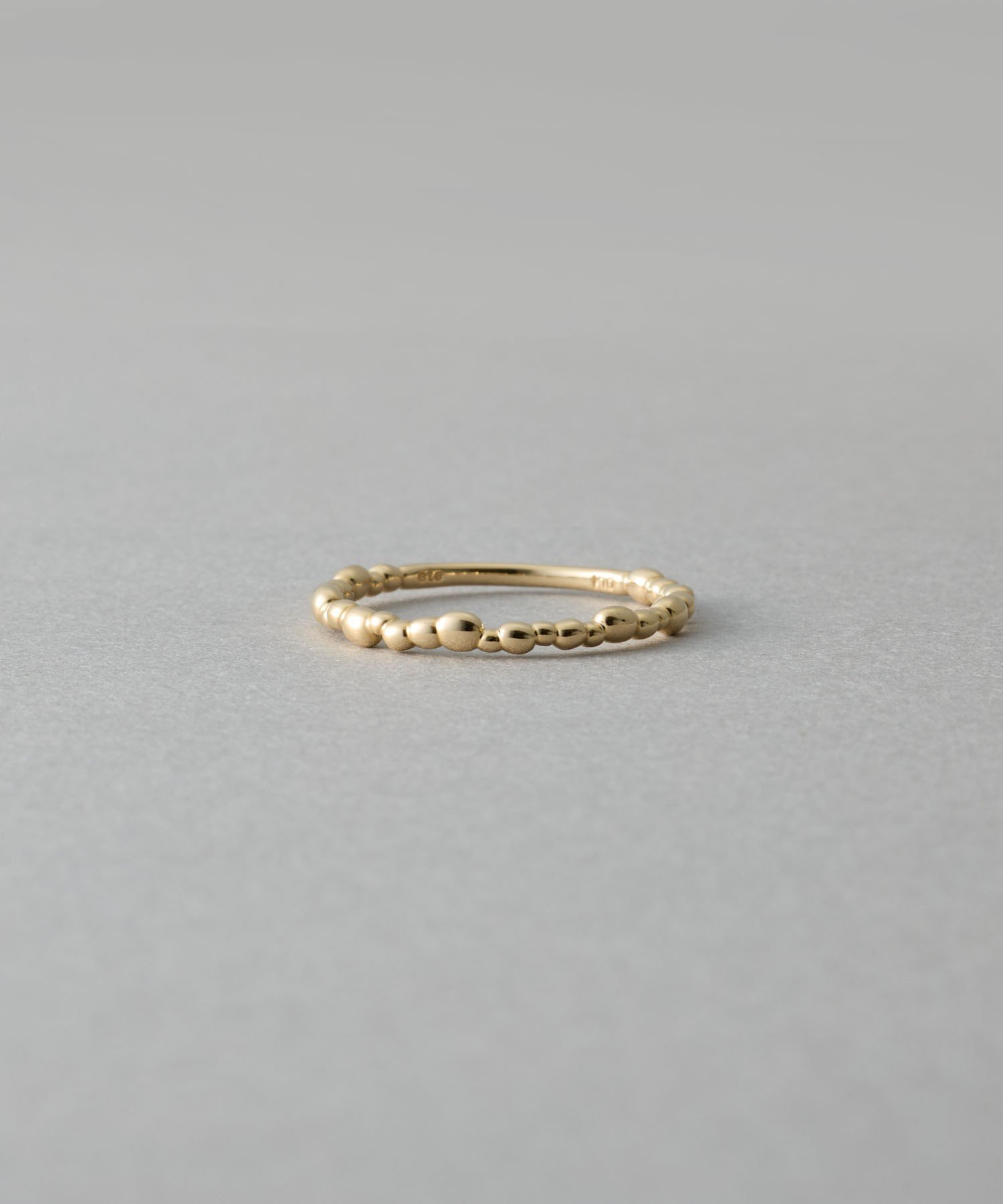 13 ファッション [レイヤード] ete K10YG ツイスト リング 16号