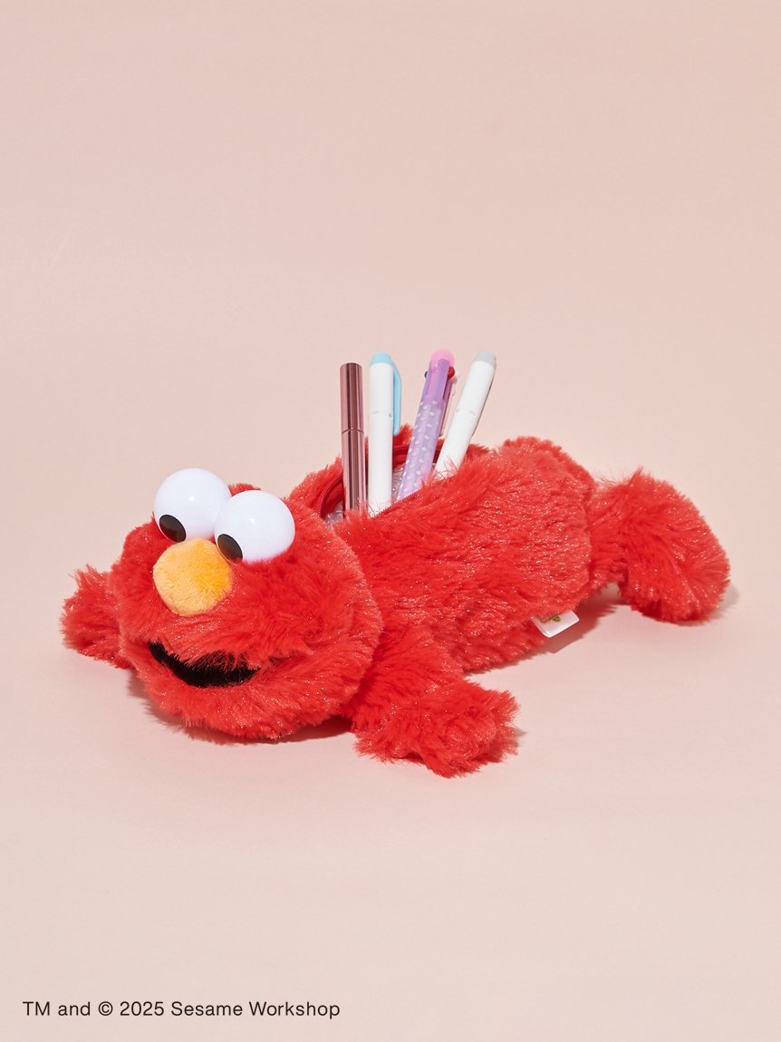 レア美品 エルモ ぬいぐるみ携帯ケース セサミストリート】ぬいぐるみペンケース（エルモ）5601
