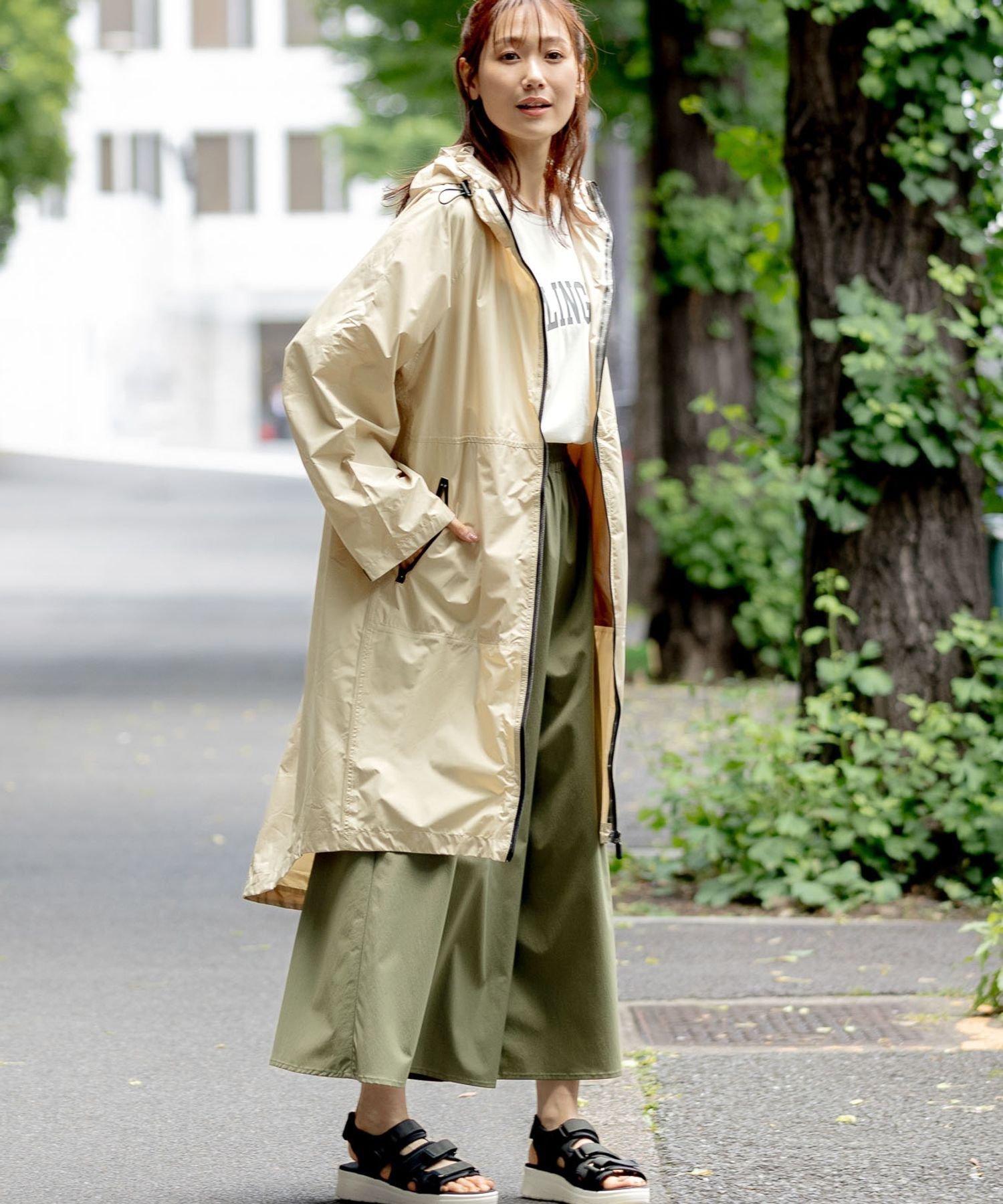 極美品♡グリーンレーベルリラクシング　SC ハッスイ モッズ コート ロング 楽天市場】SC モッズ ロング レインコート UNITED ARROWS green