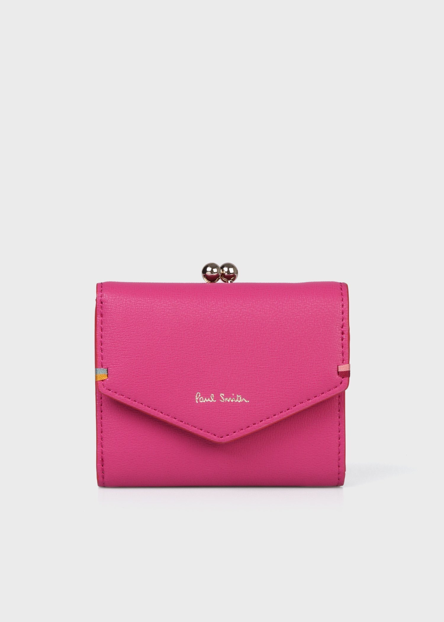 ポールスミス 折り財布 財布 二つ折り ピンク 小銭入れ 牛革 未使用 Paul Smith ポールスミス 二つ折り財布 二つ折り 財布