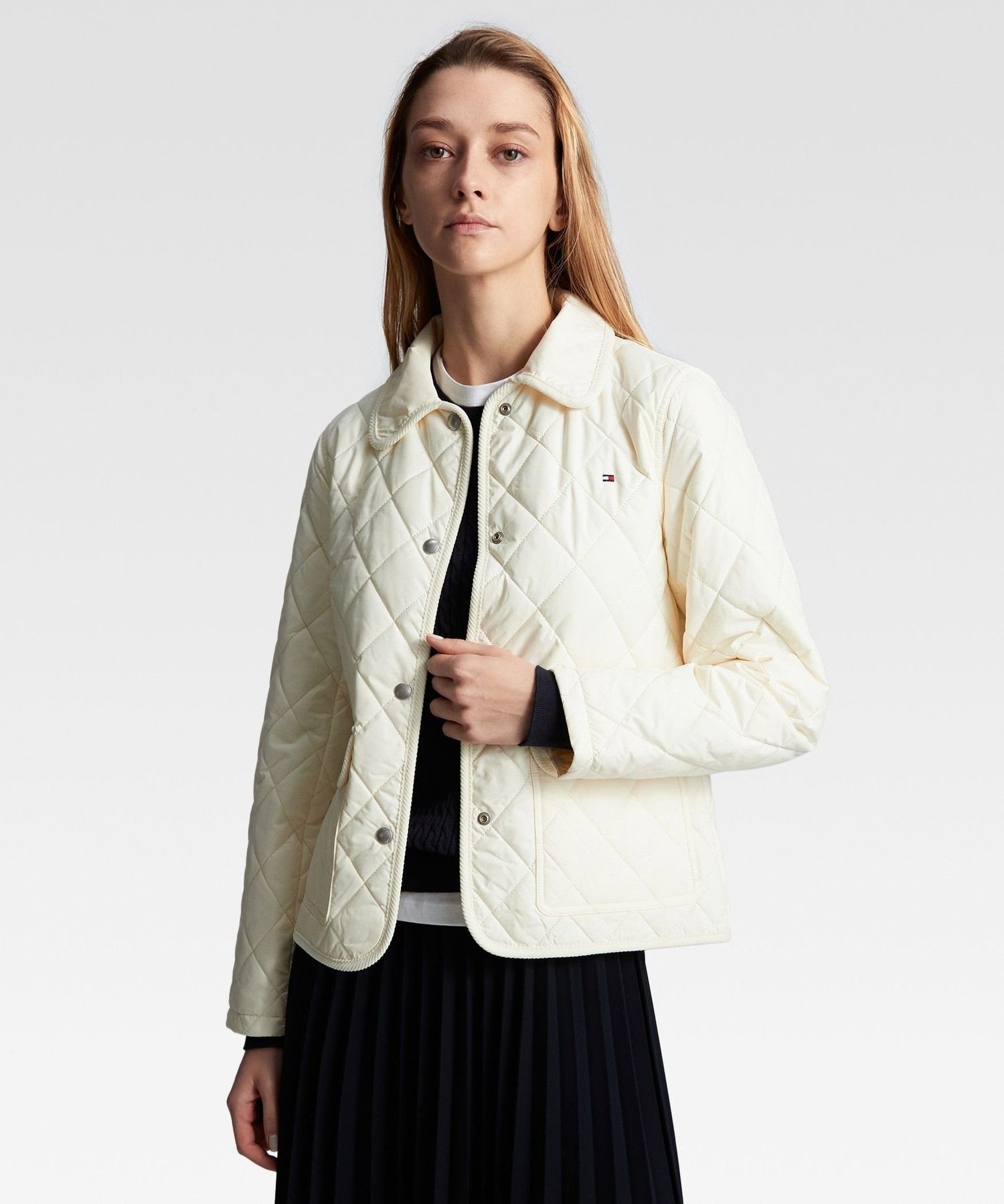 トミーヒルフィガー ピーコート 新品未使用タグ付き 裏地キルティング トミーヒルフィガー ピーコート 新品未使用タグ付き 裏地