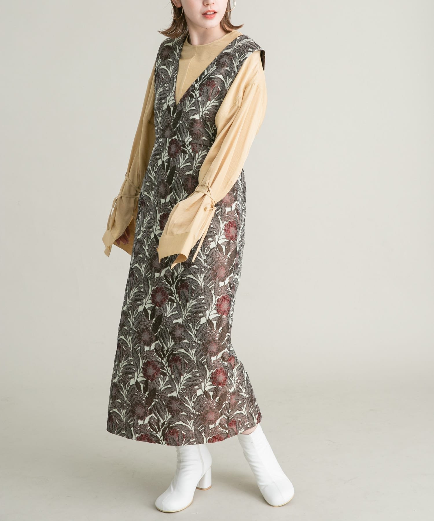 ❤️25新作 新品♡ SelfPortrait ブラウンレースワンピース♡　E69 SELF PORTRAIT - ❇️Selfportrait正規25新作セルフポートレート