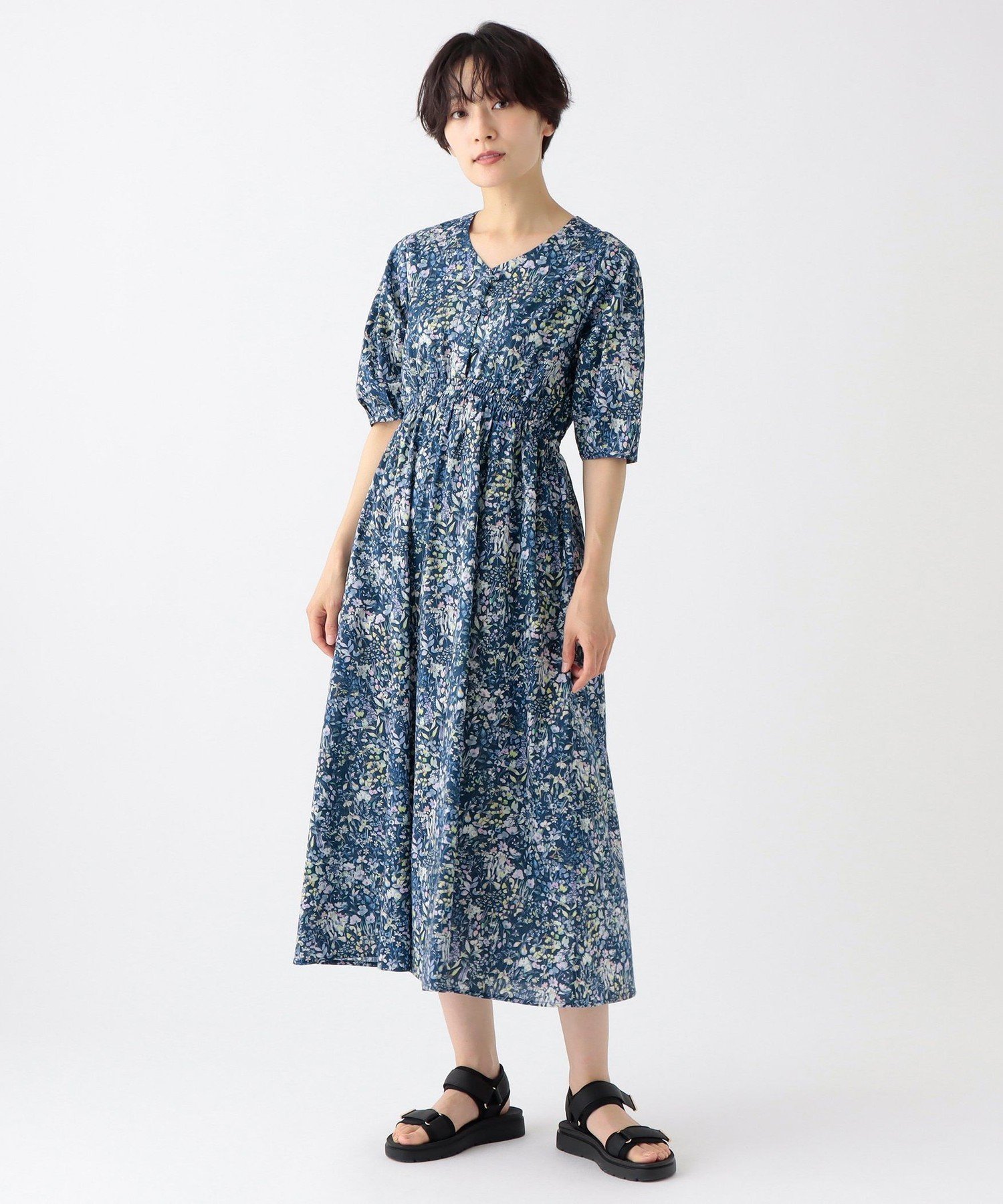 半額以下 アフタヌーンティー スキッパーワンピース リバティ ネイビー 楽天市場】【SALE/37%OFF】【WEB限定】スキッパーワンピース