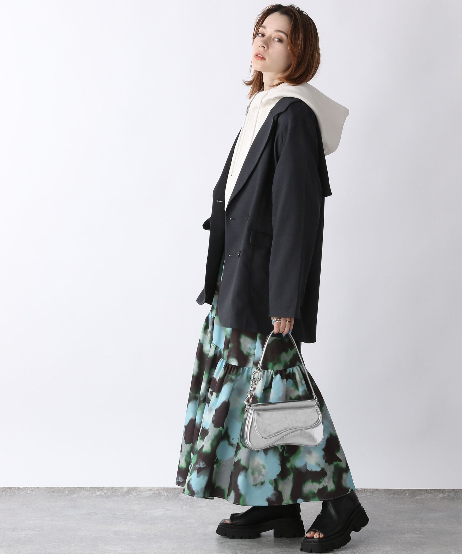 JEANASIS  ショートフーディ SALE／25%OFF】JEANASIS (W)ハーフZIPショートフーディ ジーナシス