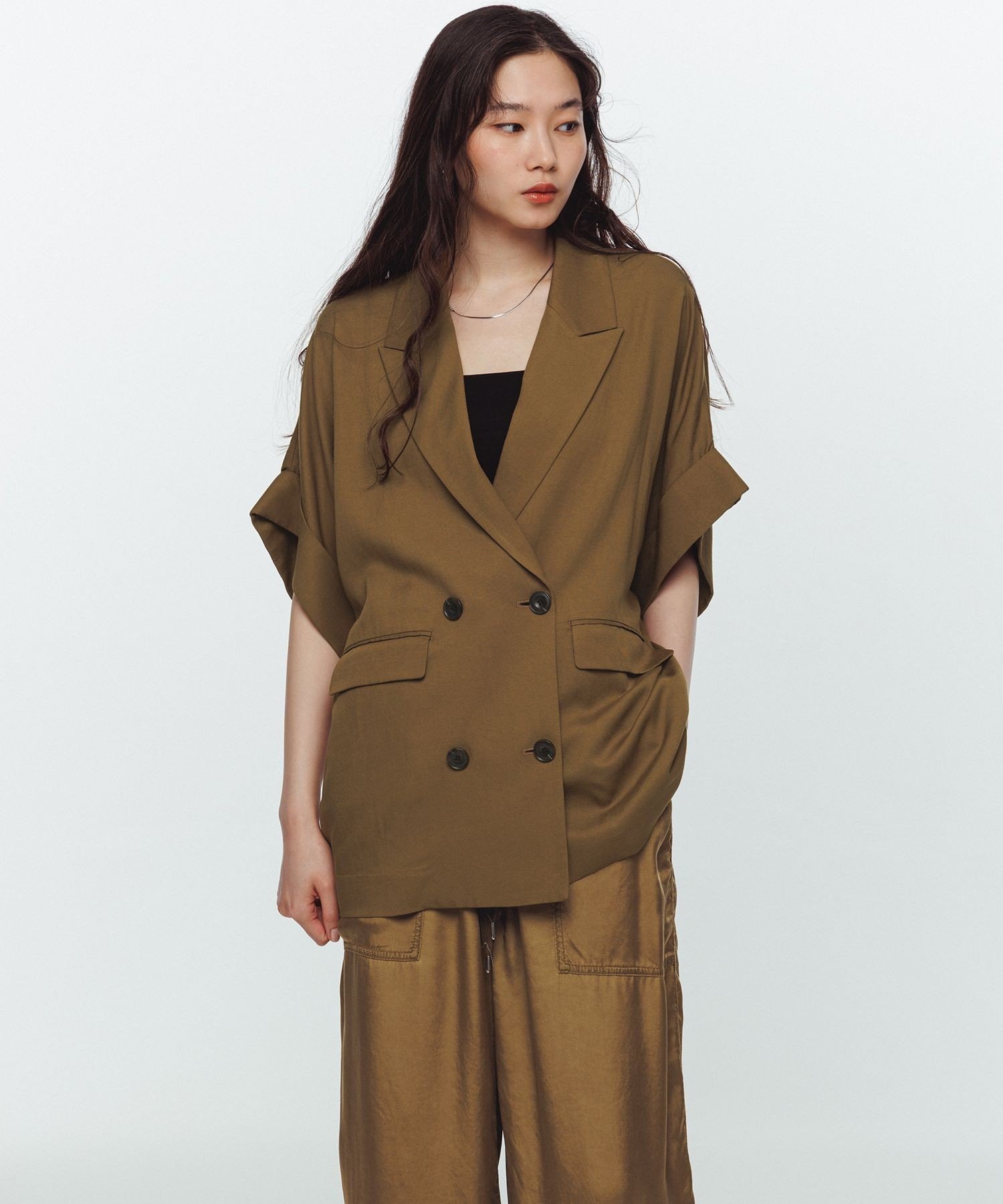 ADAM ET ROPÉ FEMME 【サステナブル】ショートスリーブシャツJK 楽天市場】【サステナブル】・【新色追加】ショートスリーブ