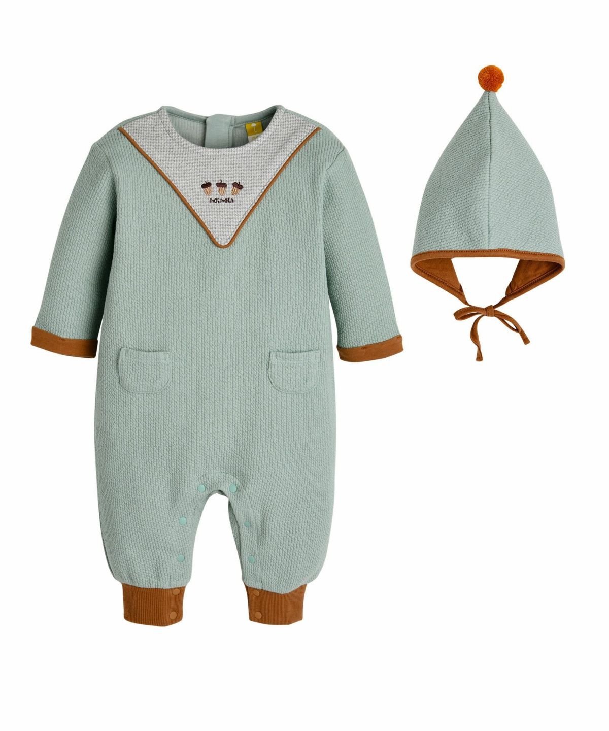 【値下げ】新品未使用moimoln モイモルン　冬用カバーオール 90cm 値下げ】新品未使用moimoln モイモルン 冬用カバーオール 90cm