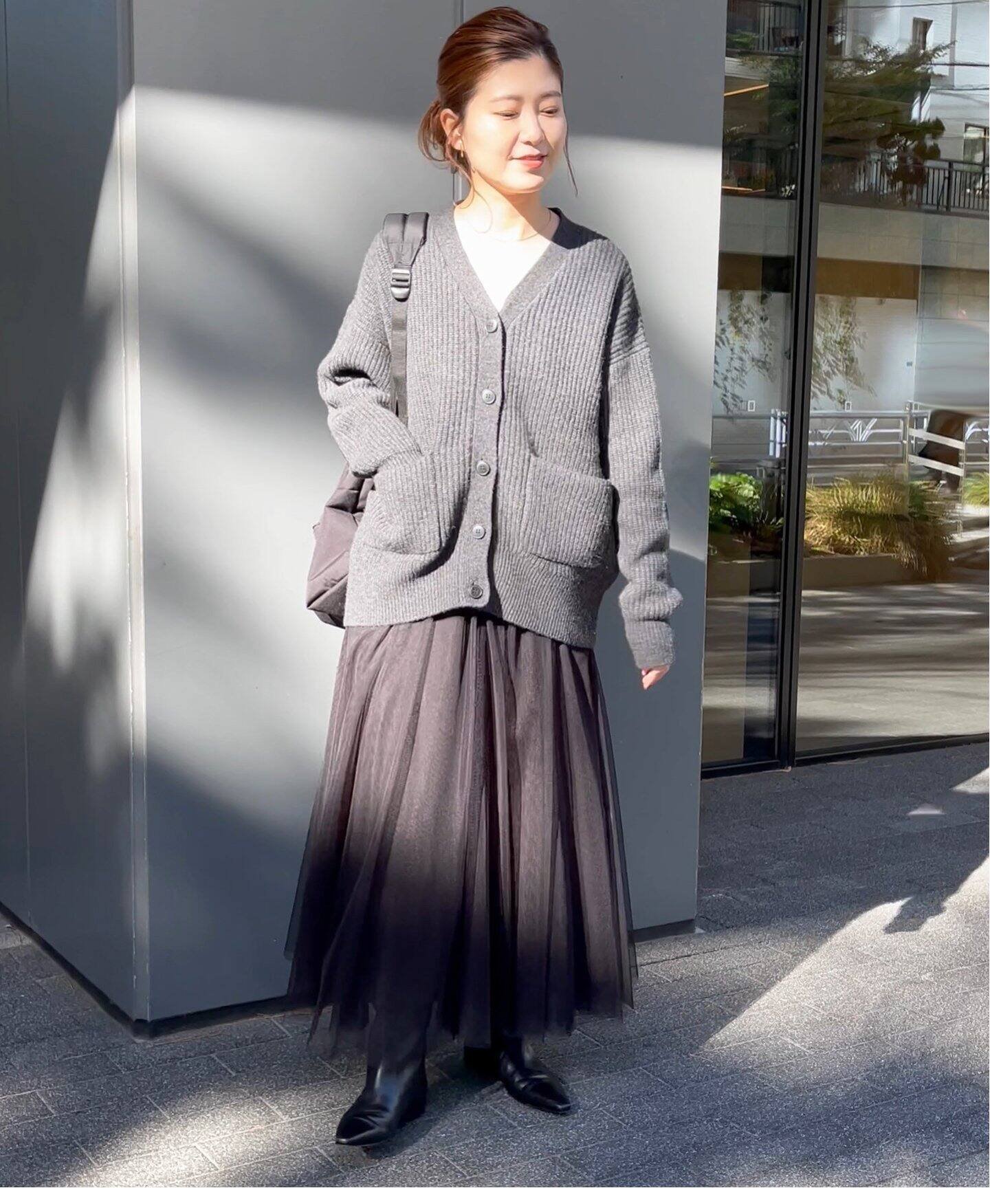 【新品】spickandspan チュールスカートロングスカートブラック38 追加2》チュールスカート（ロング・マキシ丈スカート）｜Spick