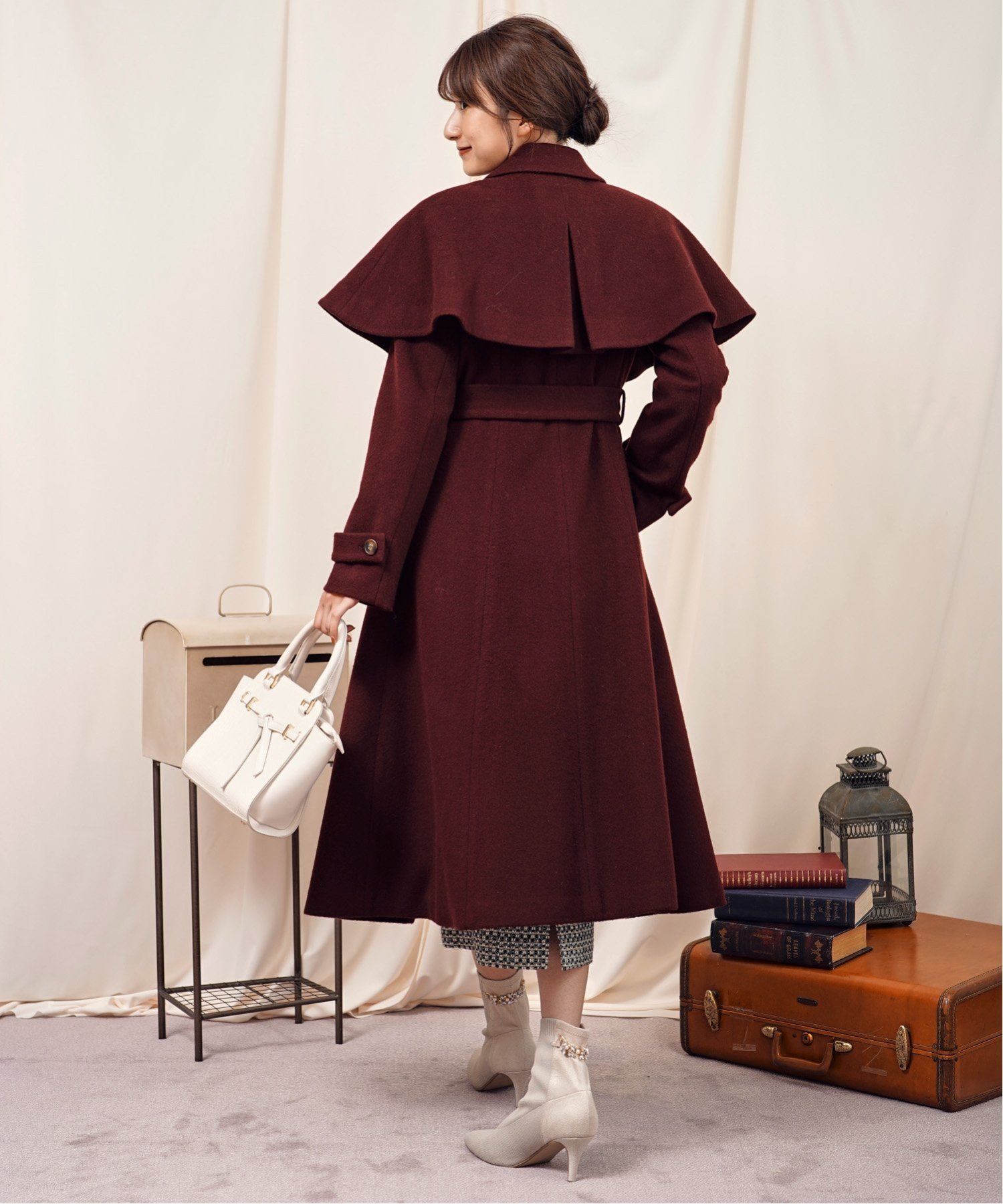 SALE／60%OFF】Noela 2WAYケープウールコート ノエラ ジャケット 