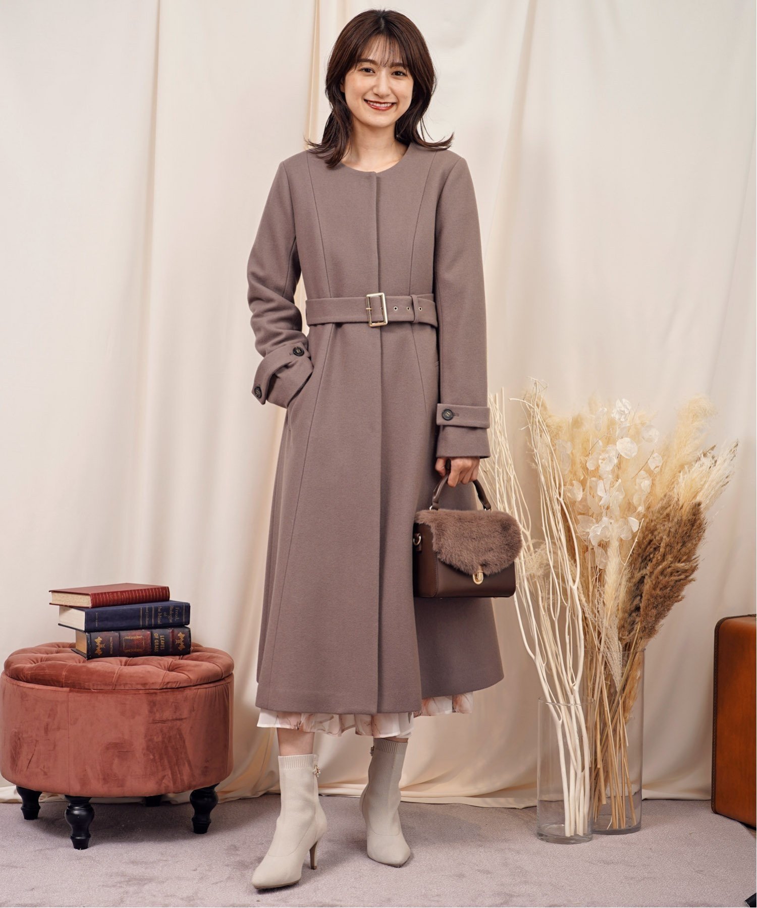 SALE／70%OFF】Noela 2WAYケープウールコート ノエラ ジャケット