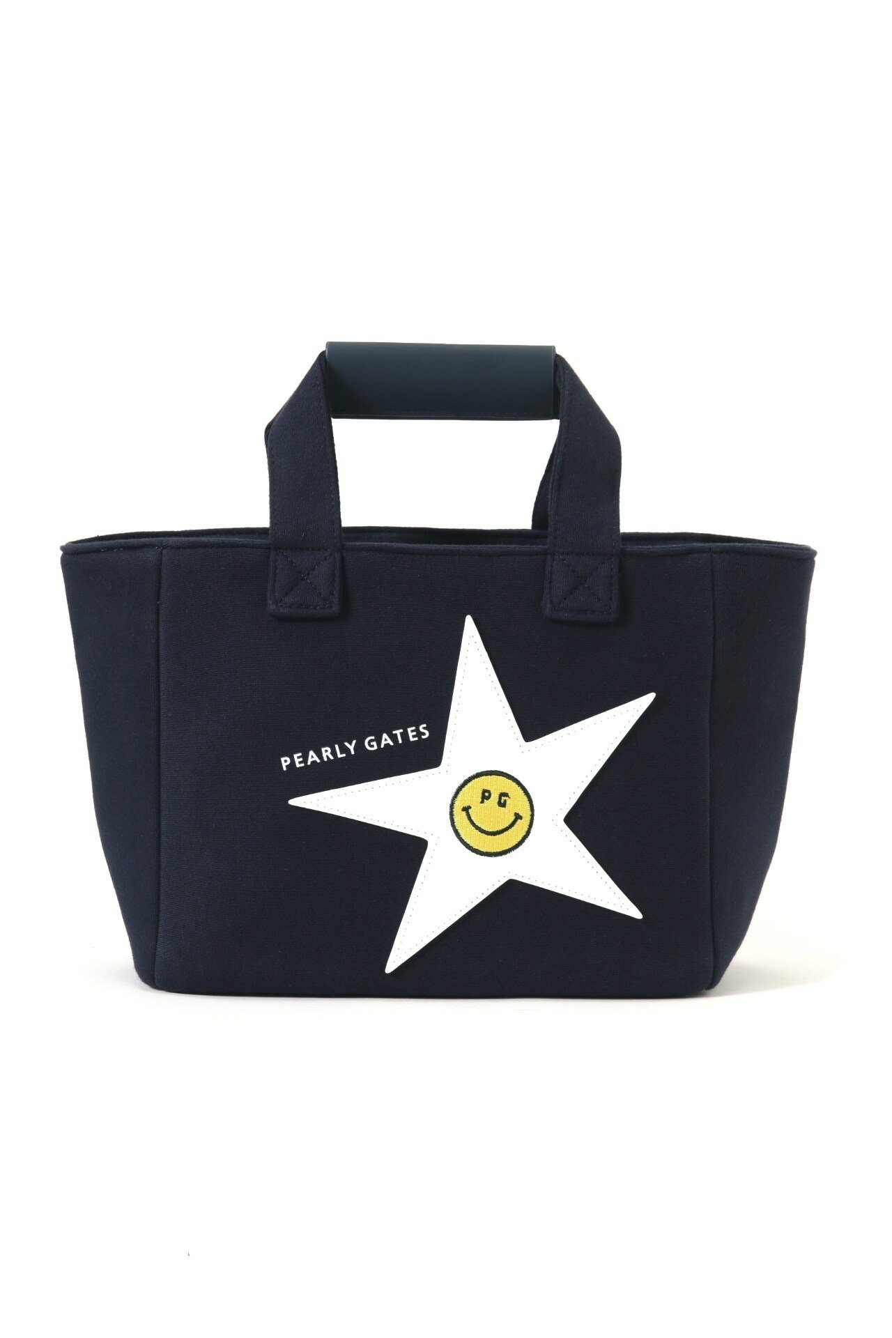 Bio PG SMILEシールボーダー柄TPUロッカーバッグ (UNISEX) PEARLY GATES｜Bio PG SMILEシールボーダー柄TPUロッカーバッグ