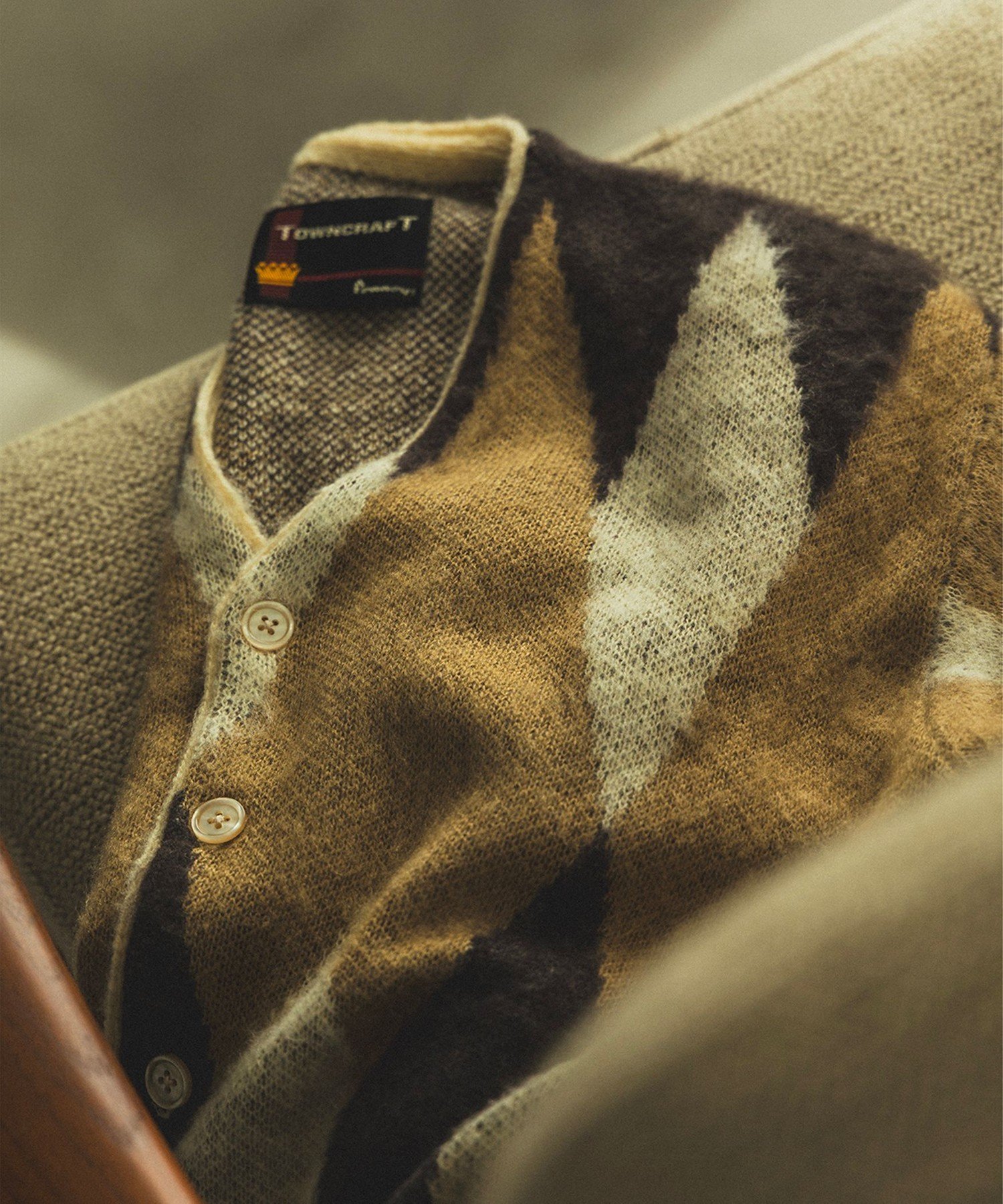 楽天市場】TOWNCRAFT タウンクラフト シャギー カーディガン